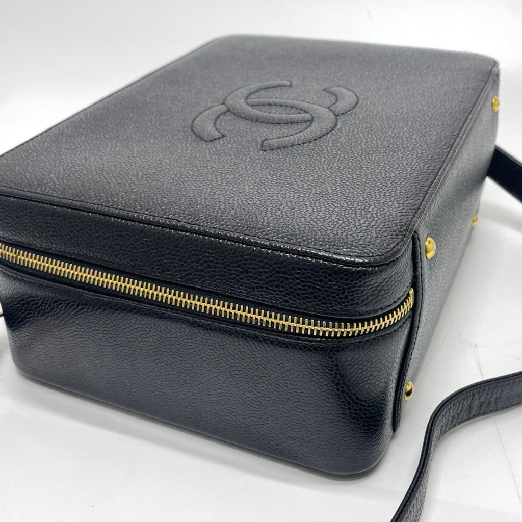Chanel Black Leather Handbag