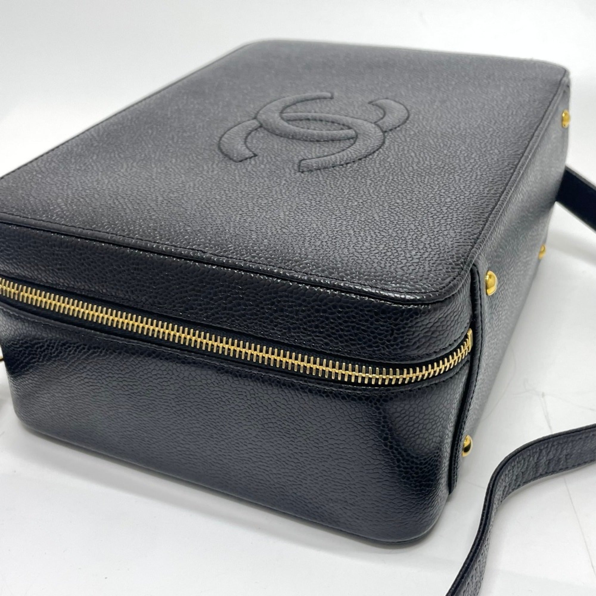 Chanel Black Leather Handbag