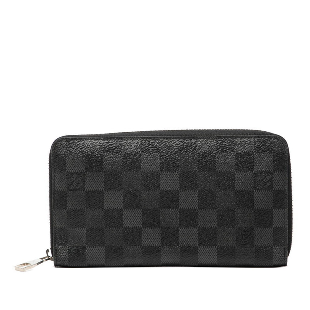 Louis Vuitton Black Pvc Leather Long Wallet