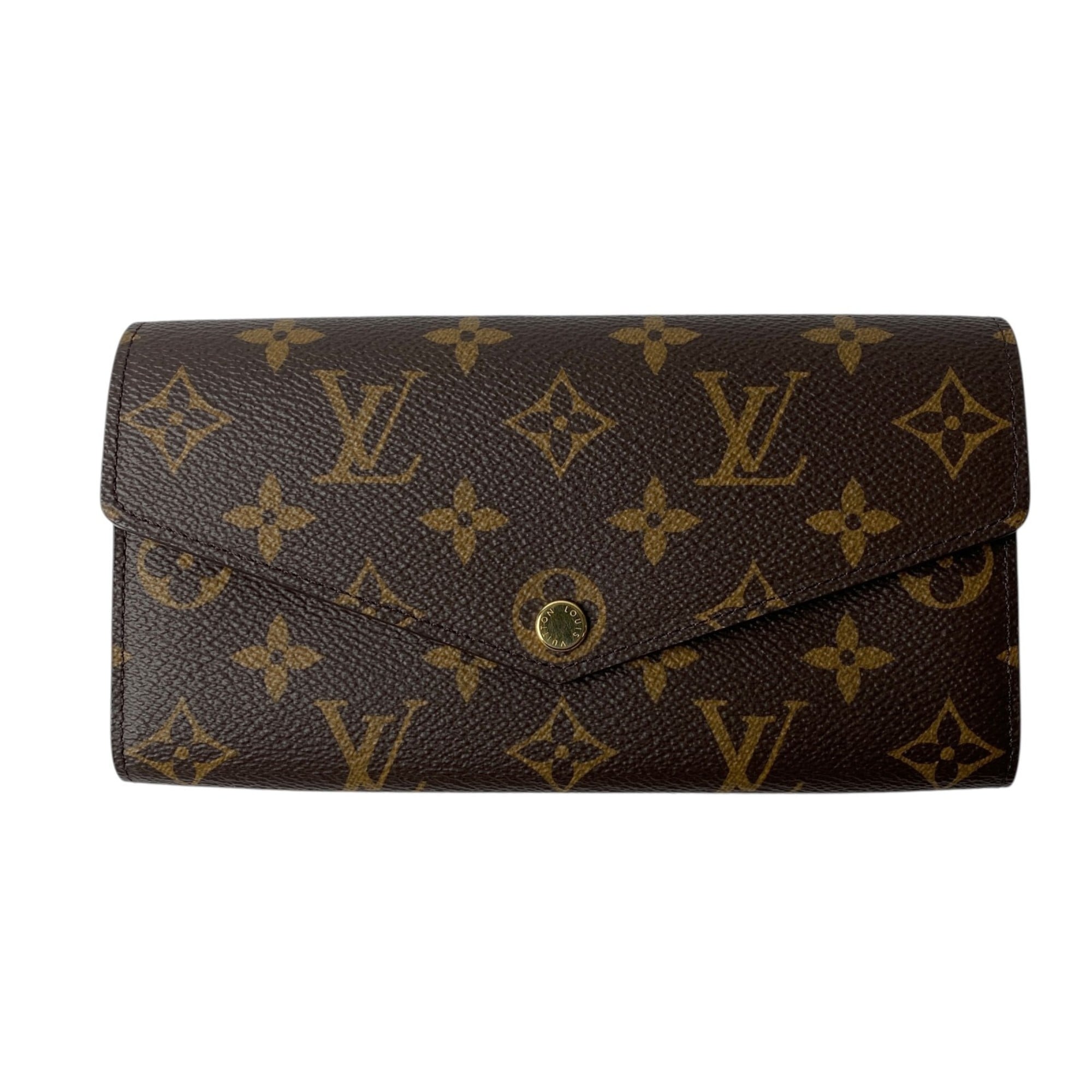 Louis Vuitton Monogram Brown Pvc Long Wallet