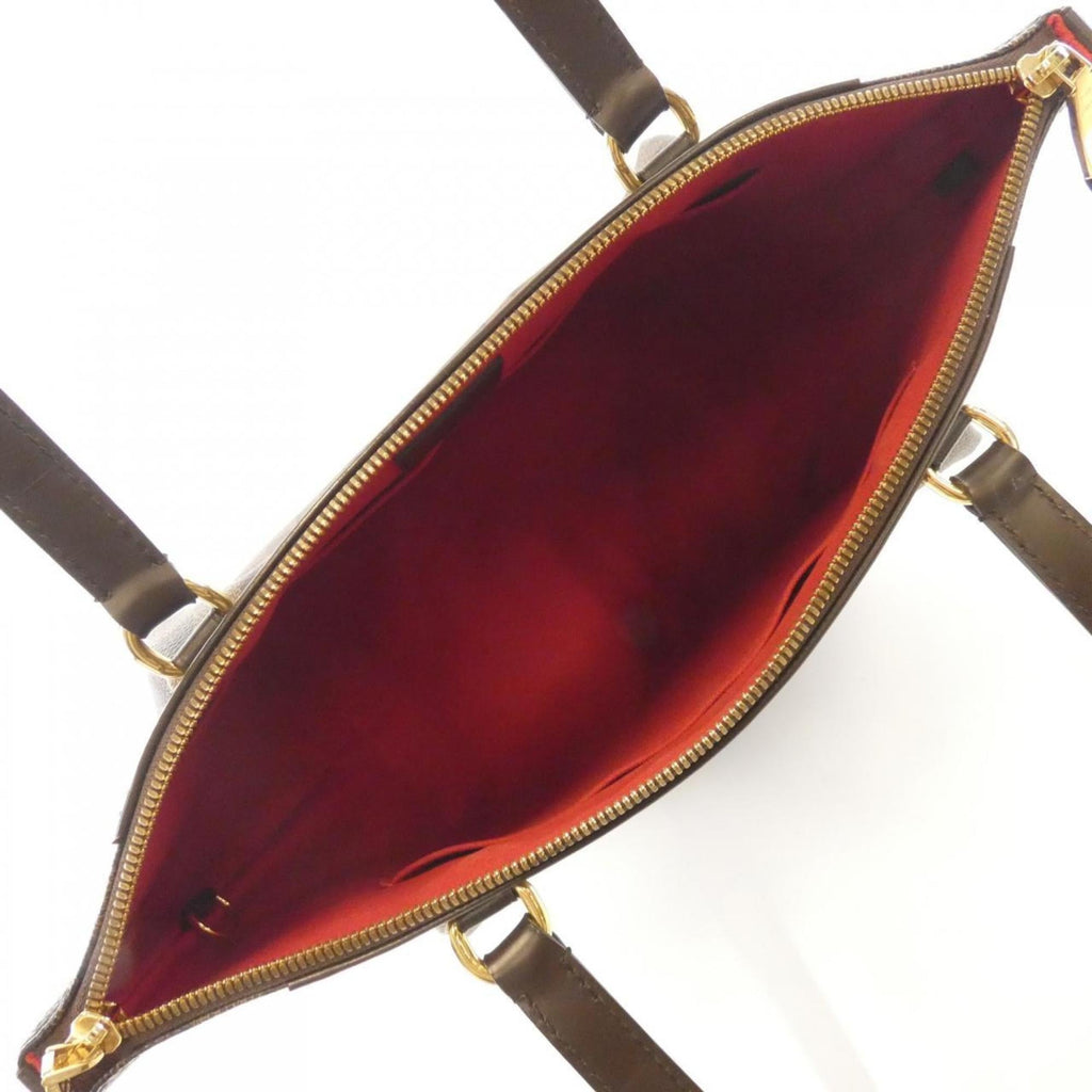 Louis Vuitton Brown Coated Canvas Handbag