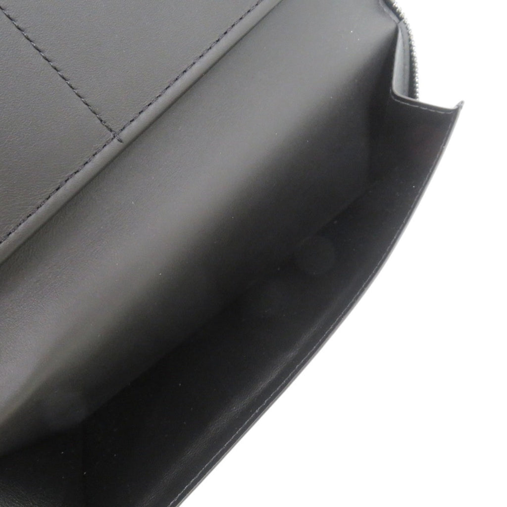 Louis Vuitton Black Leather Long Wallet
