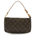Louis Vuitton Brown Monogram Handbag Pochette Pouch