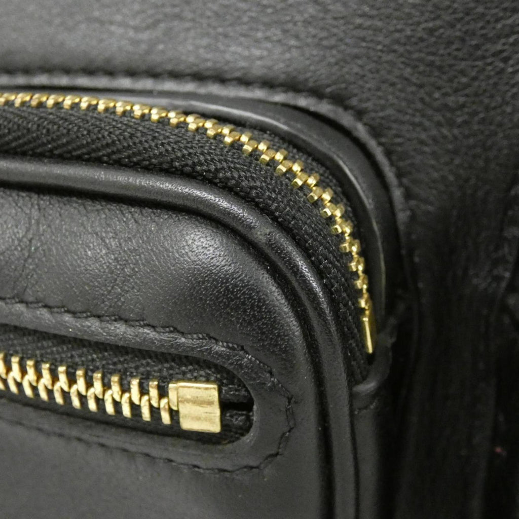 Louis Vuitton Black Leather Shoulder Bag