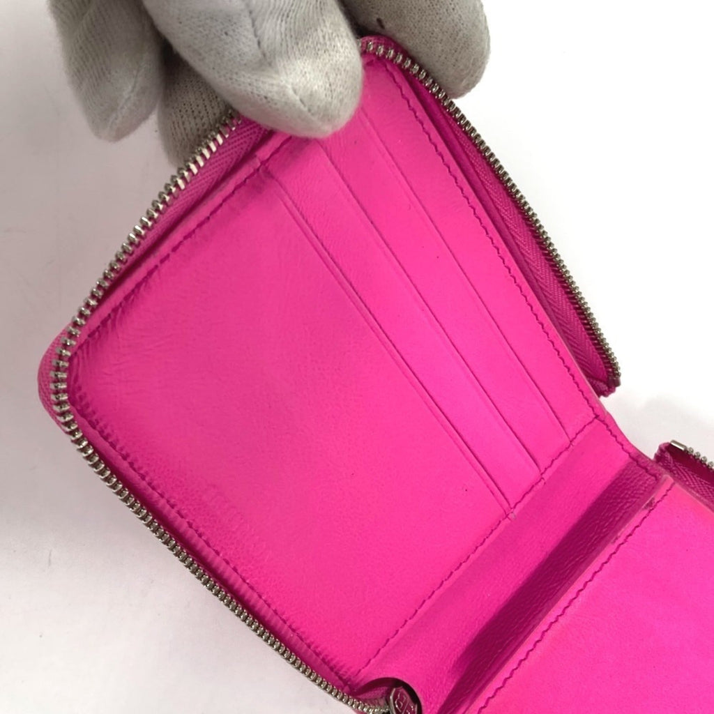 Balenciaga Pink Leather Wallet (Bi-Fold)