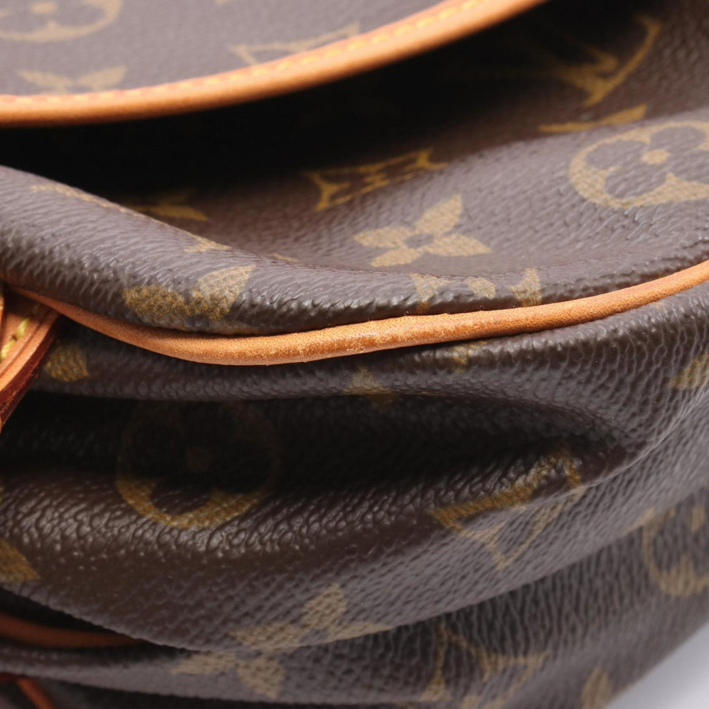 Louis Vuitton Brown Coated Canvas Pvc Leather Monogram Shoulder Bag