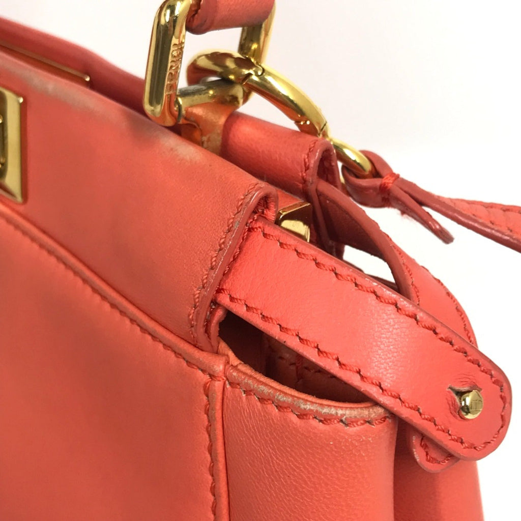 Fendi Pink Leather Handbag