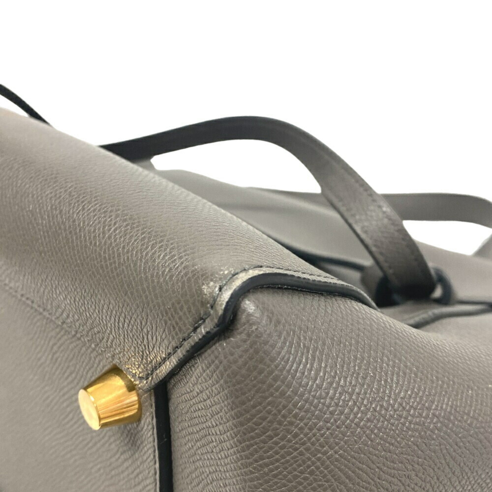 Celine Gray Leather Handbag