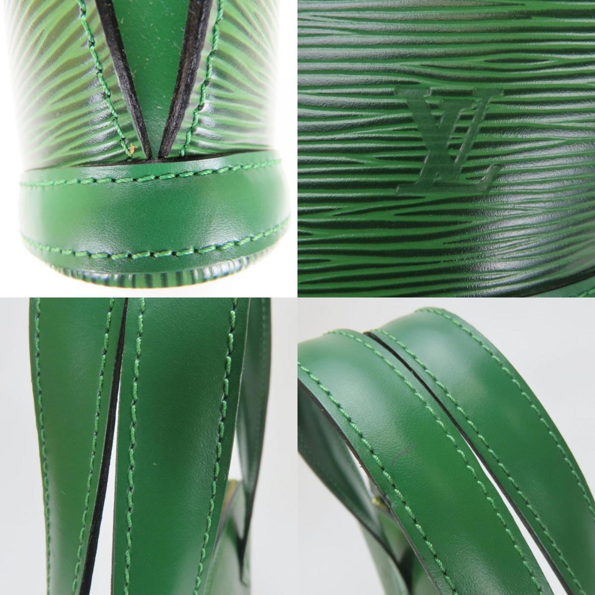 Louis Vuitton Borneo Green Epi Leather Handbag