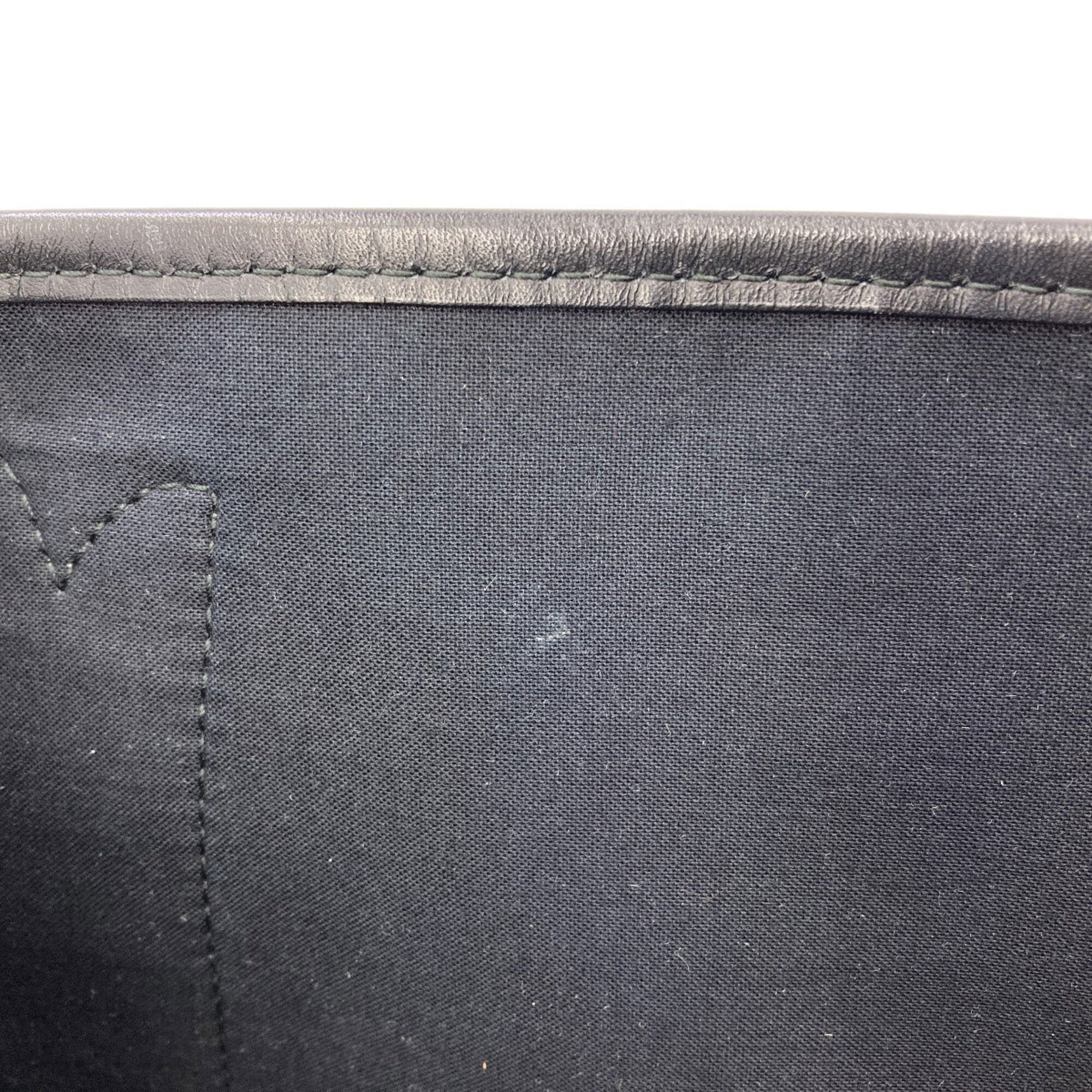 Balenciaga Black Canvas Handbag Pouch