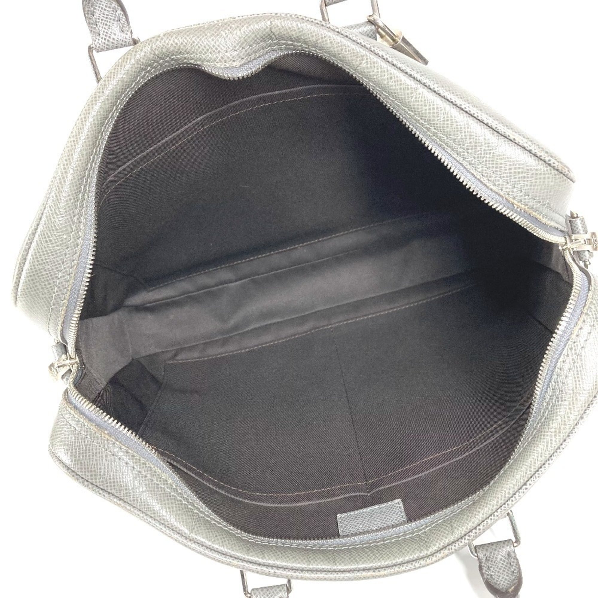 Louis Vuitton Galle Glacier Gray Taiga Leather Handbag Tote Bag