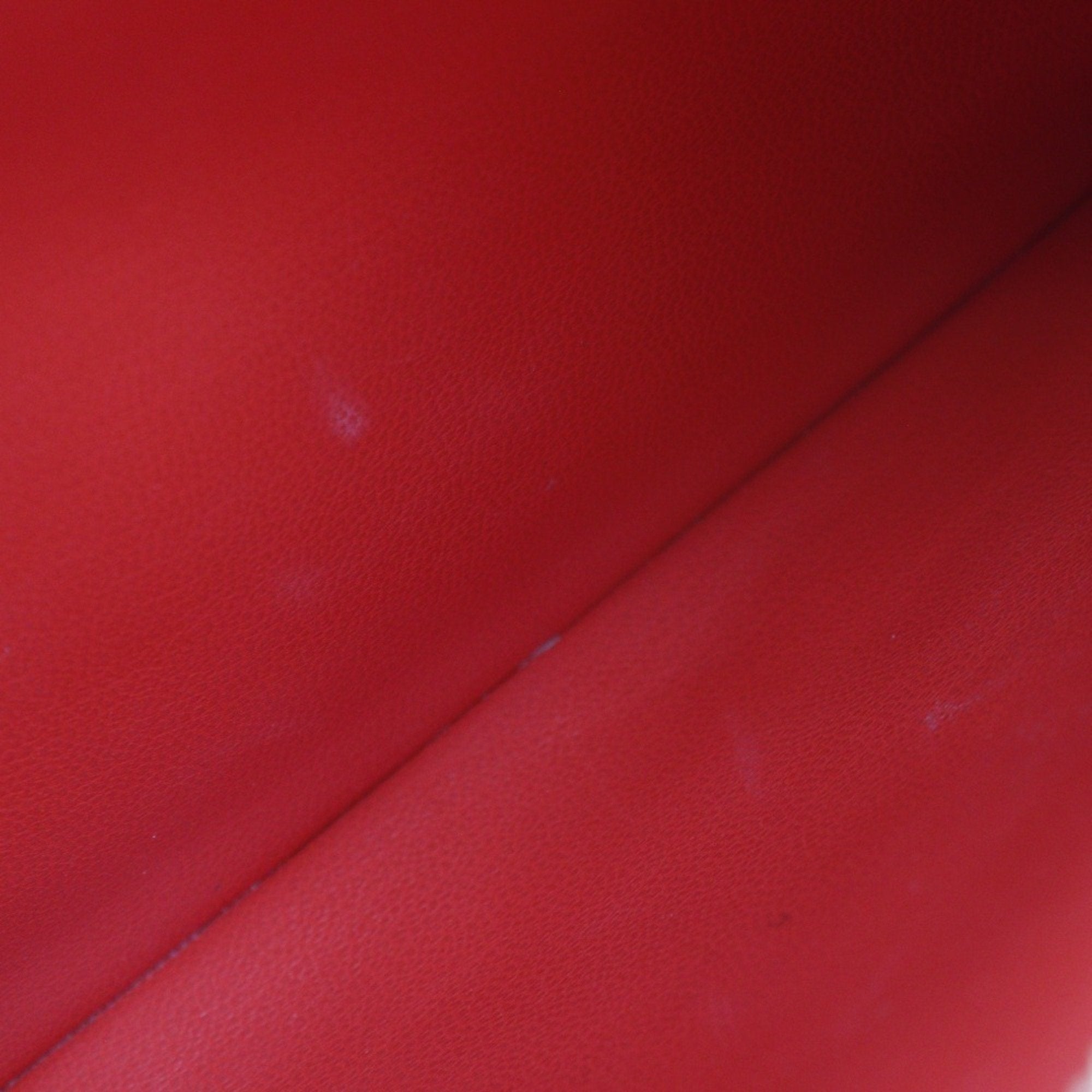 Louis Vuitton Navy Red Color White Leather Shoulder Bag