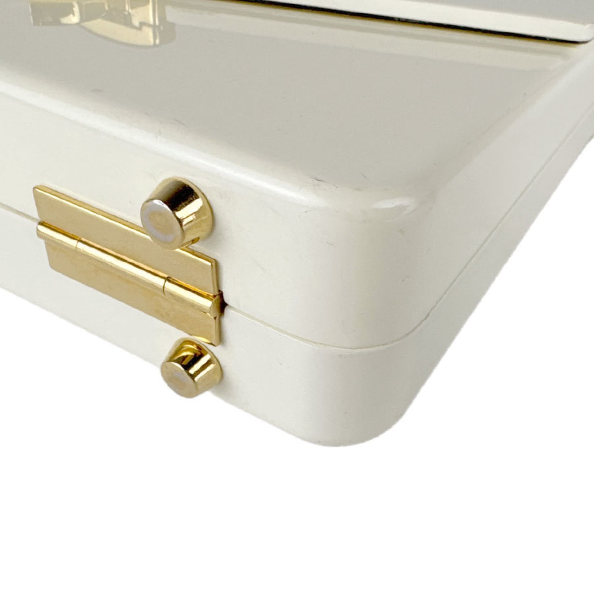 Gucci Ivory Acrylic Handbag Shoulder Bag (Pre-Owned)