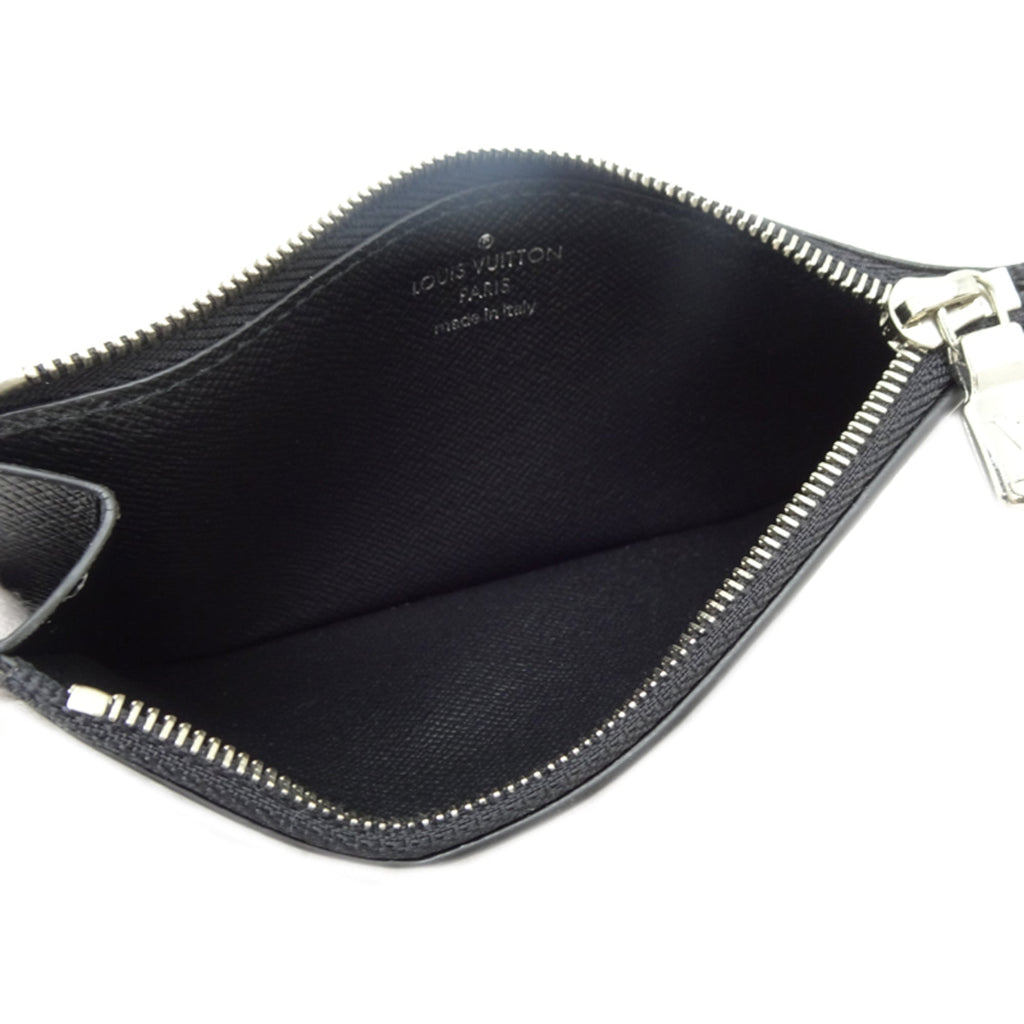 Louis Vuitton Damier Graphite Black Damier Graphite Coin Purse/Coin Case