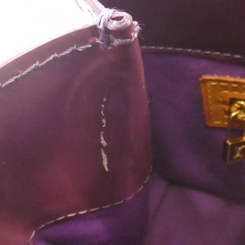 Louis Vuitton Vernis Gold Leather Handbag