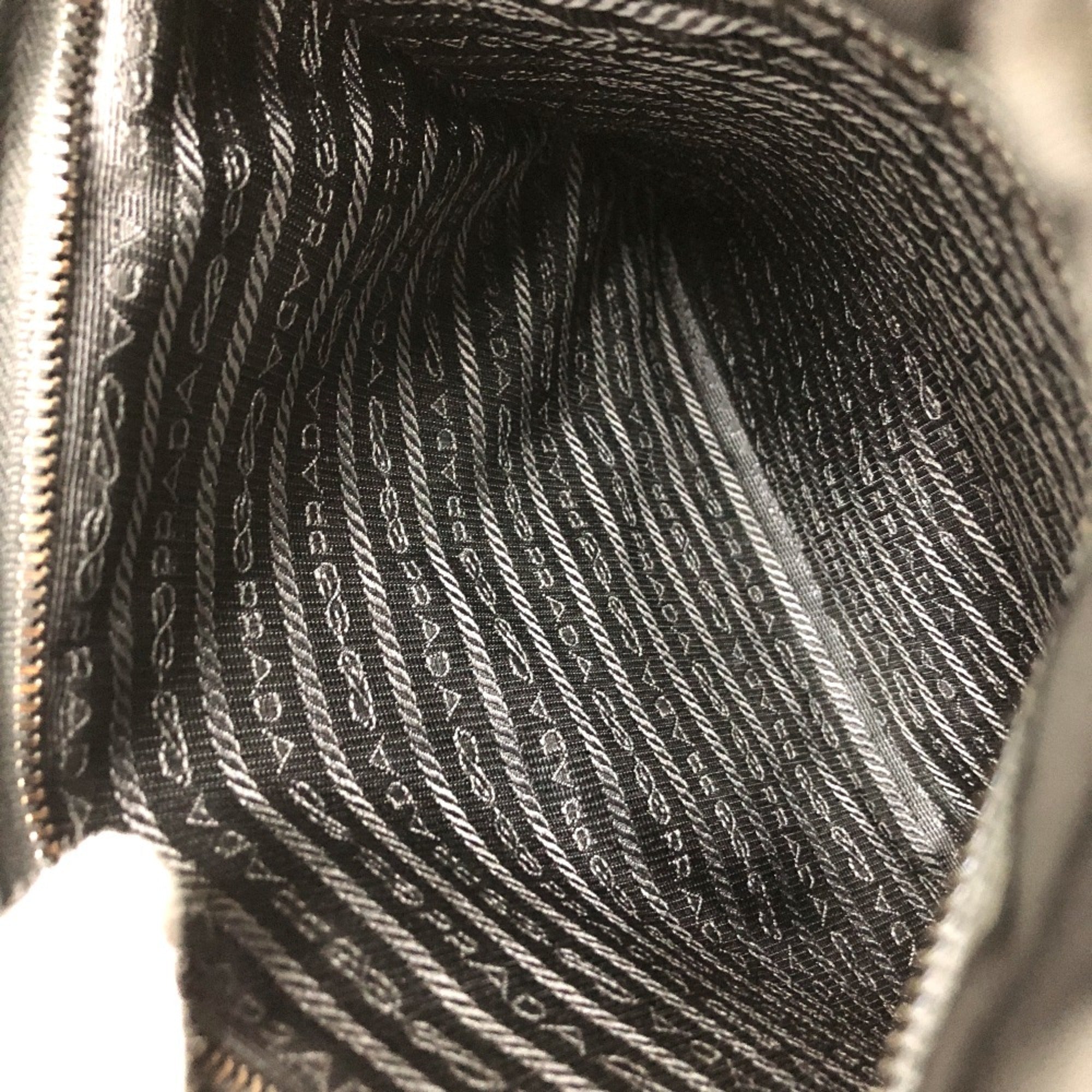 Prada Black Cloth Shoulder Bag