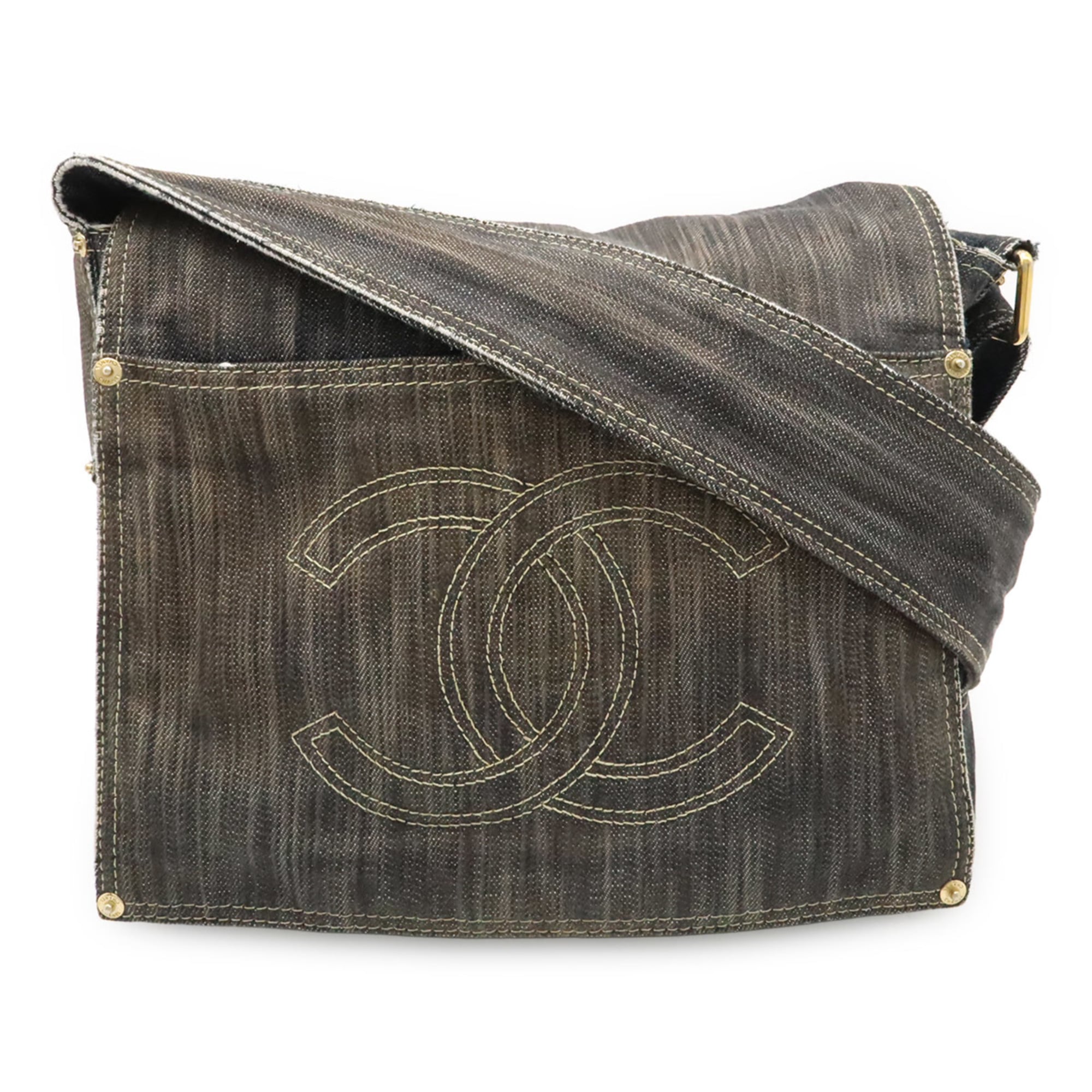 Chanel Denim Denim Shoulder Bag