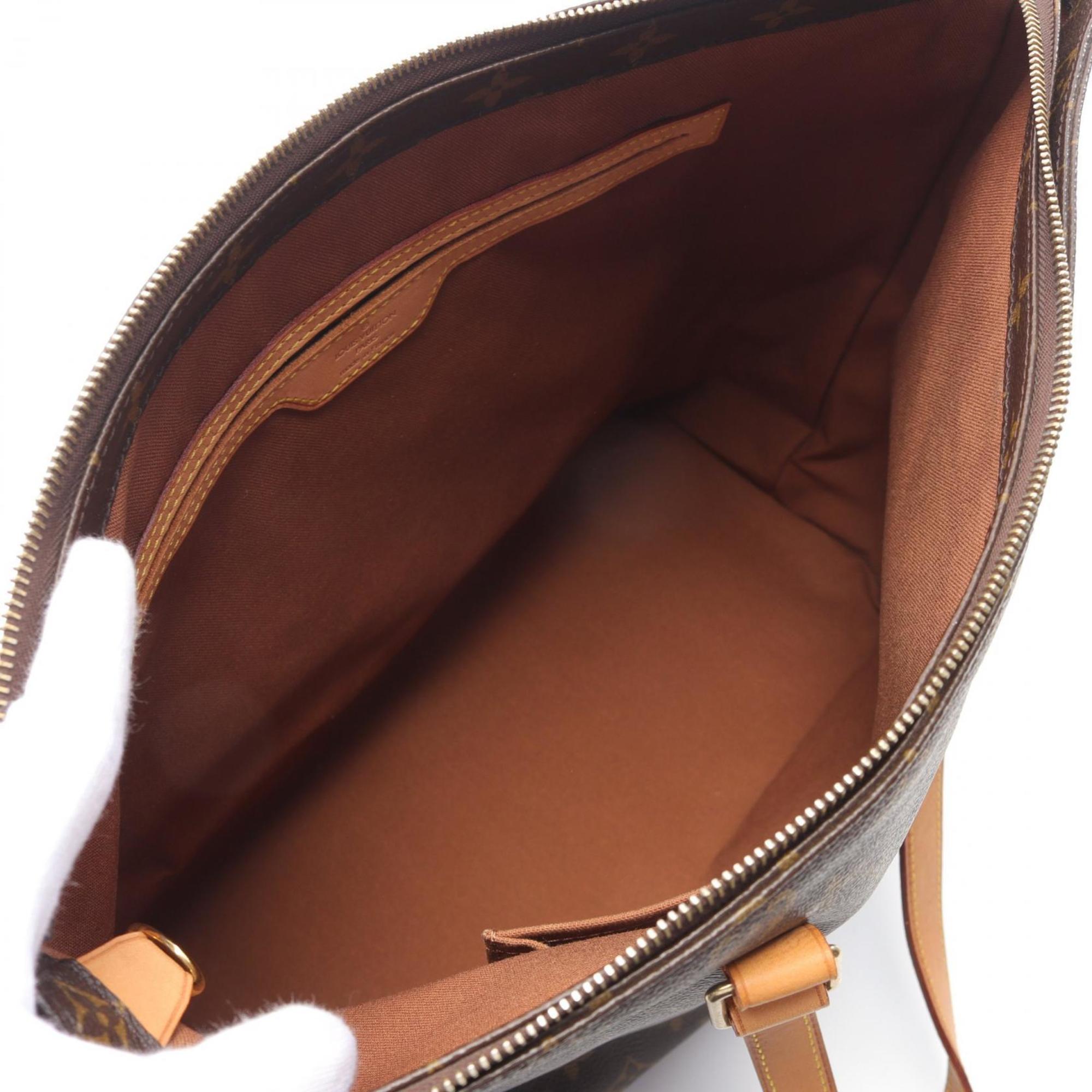 Louis Vuitton Brown Coated Canvas Pvc Leather Monogram Tote Bag