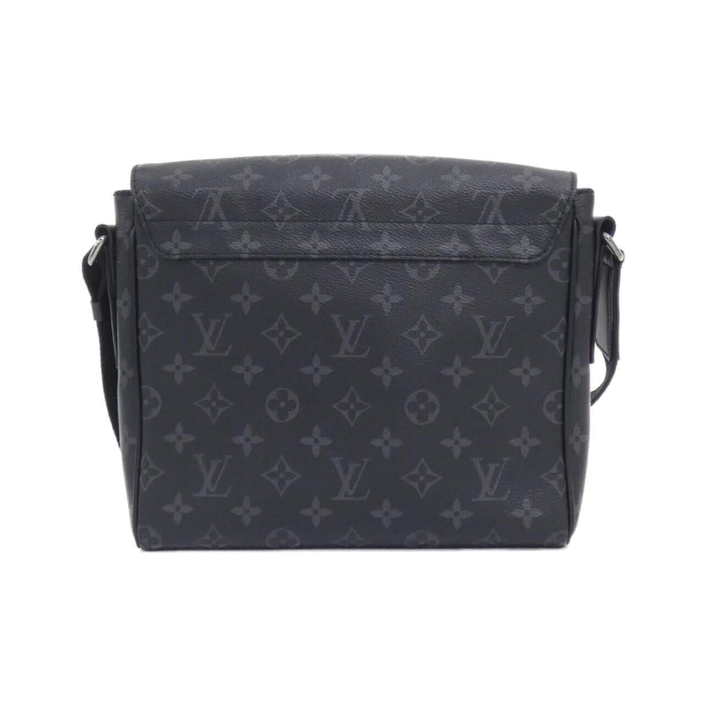 Louis Vuitton Black Coated Canvas Shoulder Bag
