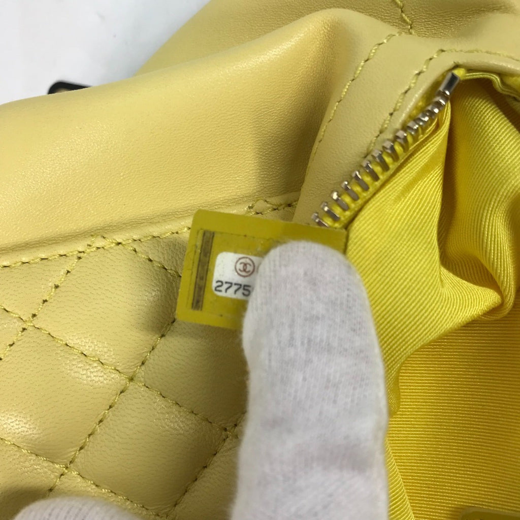 Chanel Yellow Leather Other