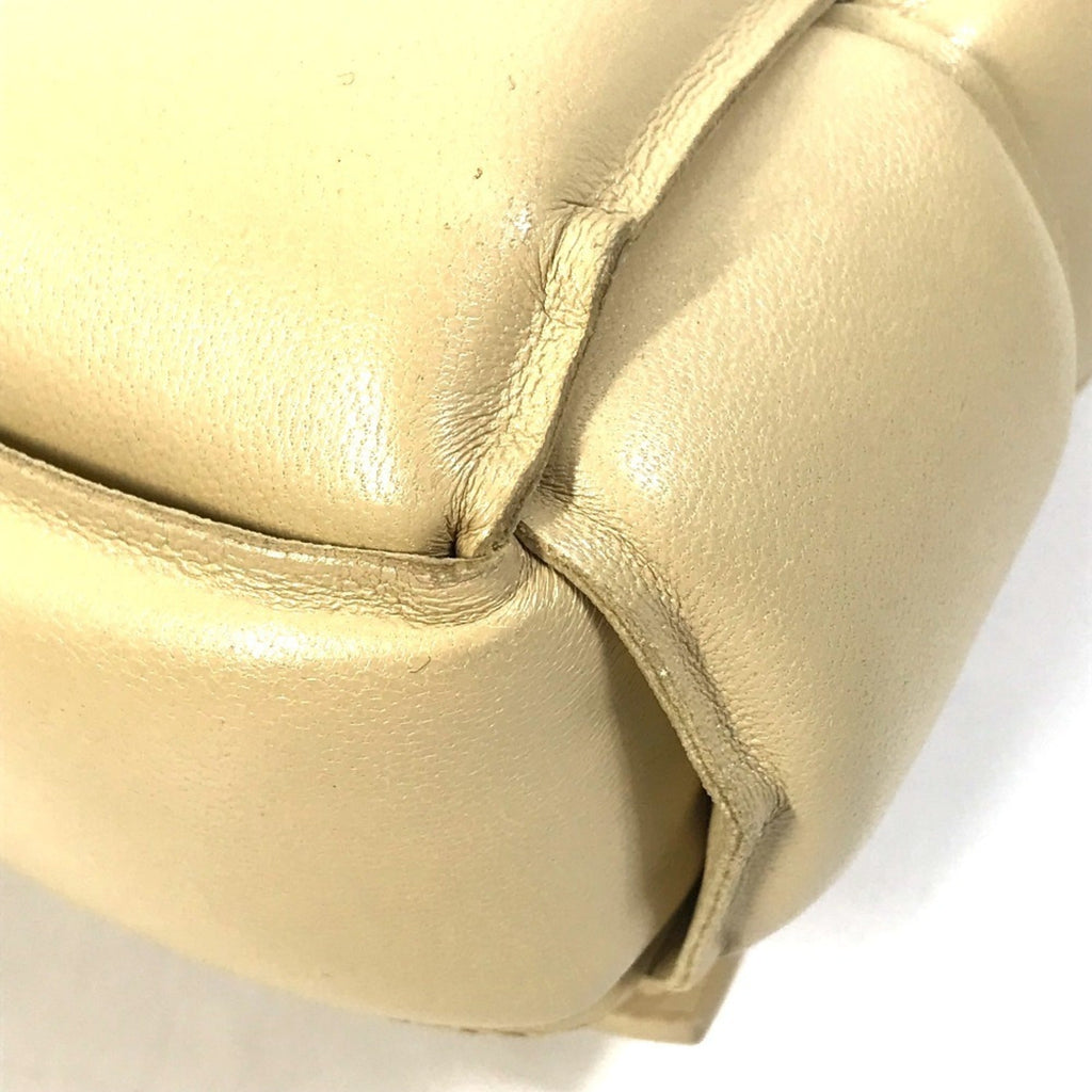 Bottega Veneta Beige Leather Shoulder Bag