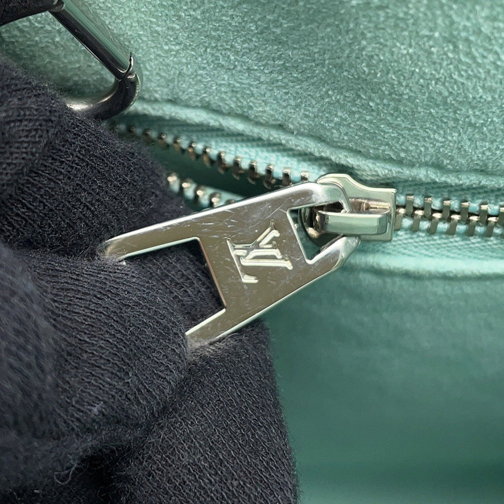 Louis Vuitton Blue Monogram Yellow Monogram Empreinte Handbag Shoulder Bag