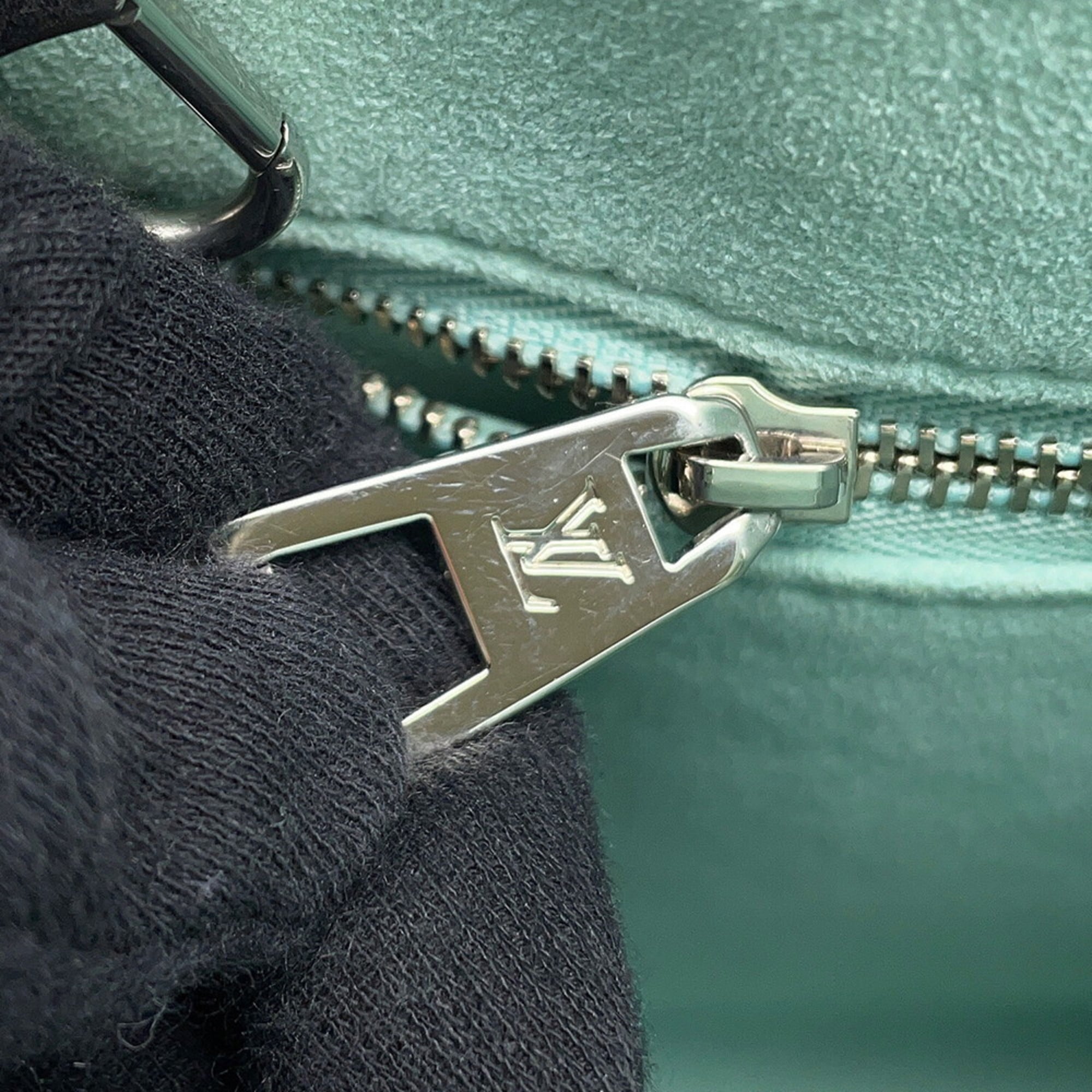 Louis Vuitton Blue Monogram Yellow Monogram Empreinte Handbag Shoulder Bag