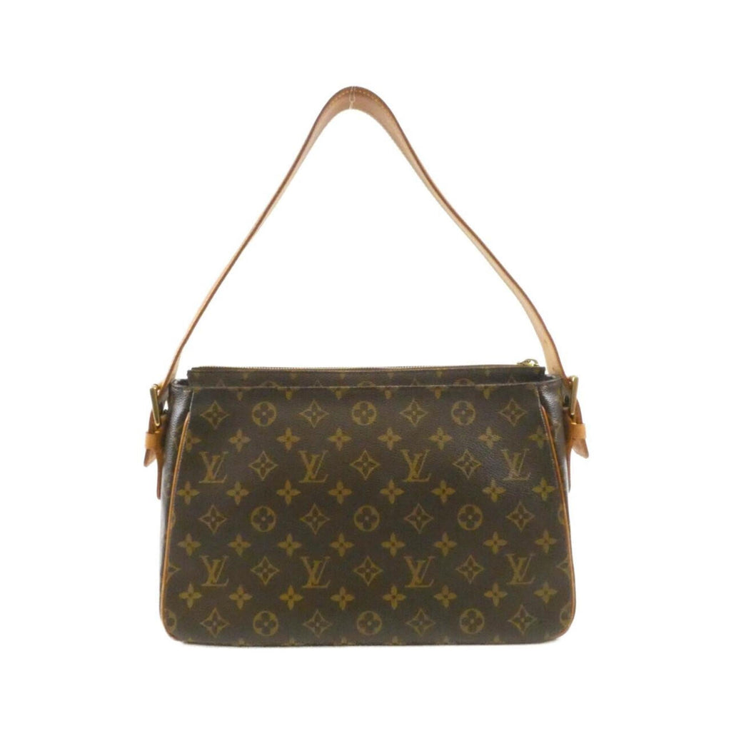 Louis Vuitton Brown Coated Canvas Shoulder Bag