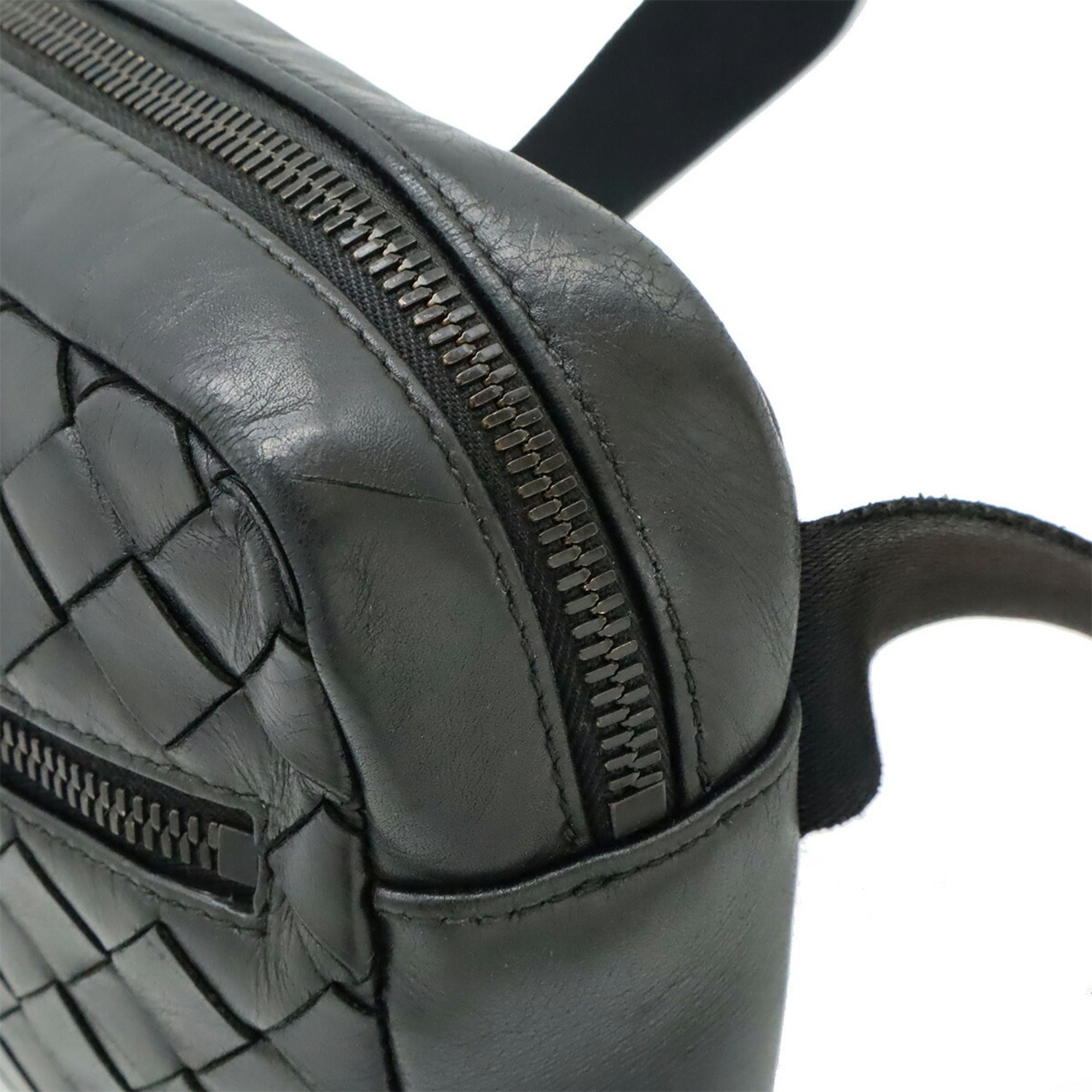 Bottega Veneta Black Leather Sling Bag