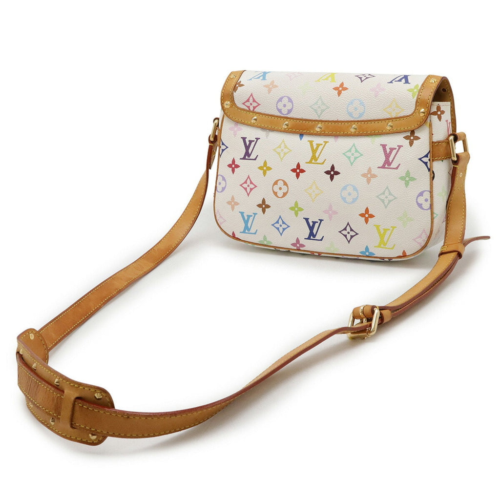 Louis Vuitton Blanc Multi-Color White Monogram Multicolore Shoulder Bag
