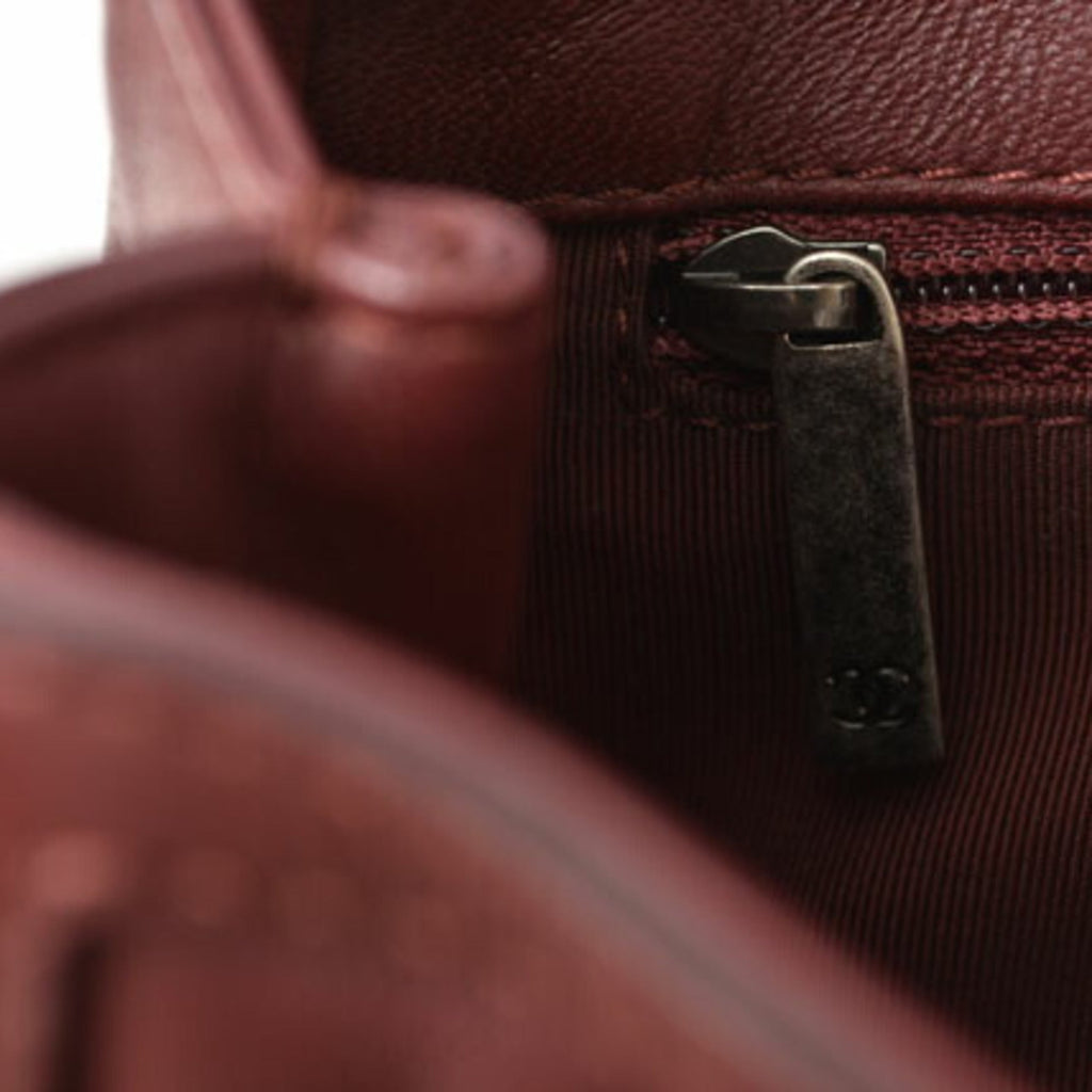 Chanel Bordeaux Saddle Bag Shoulder Bag