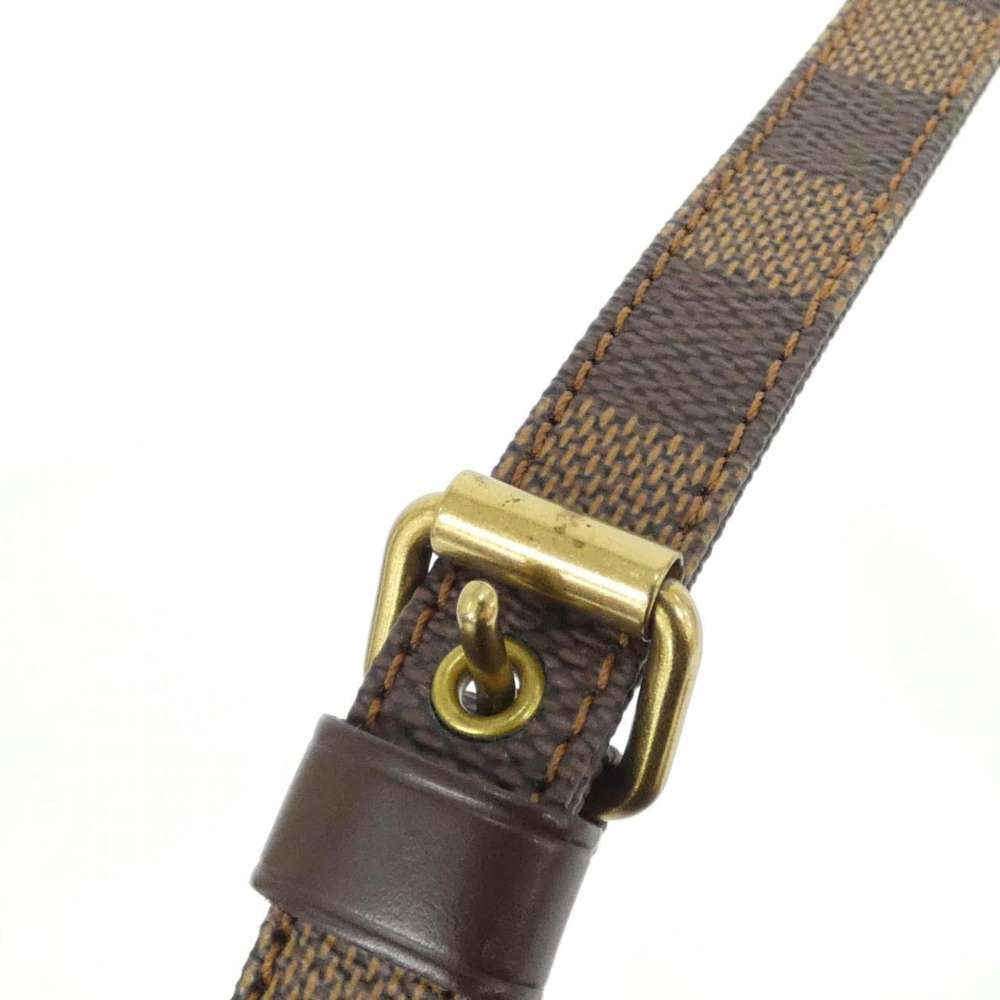 Louis Vuitton Brown Coated Canvas Shoulder Bag