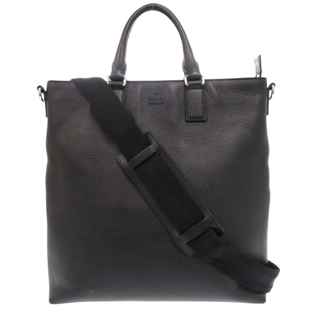 Gucci Black Leather Handbag (Pre-Owned)