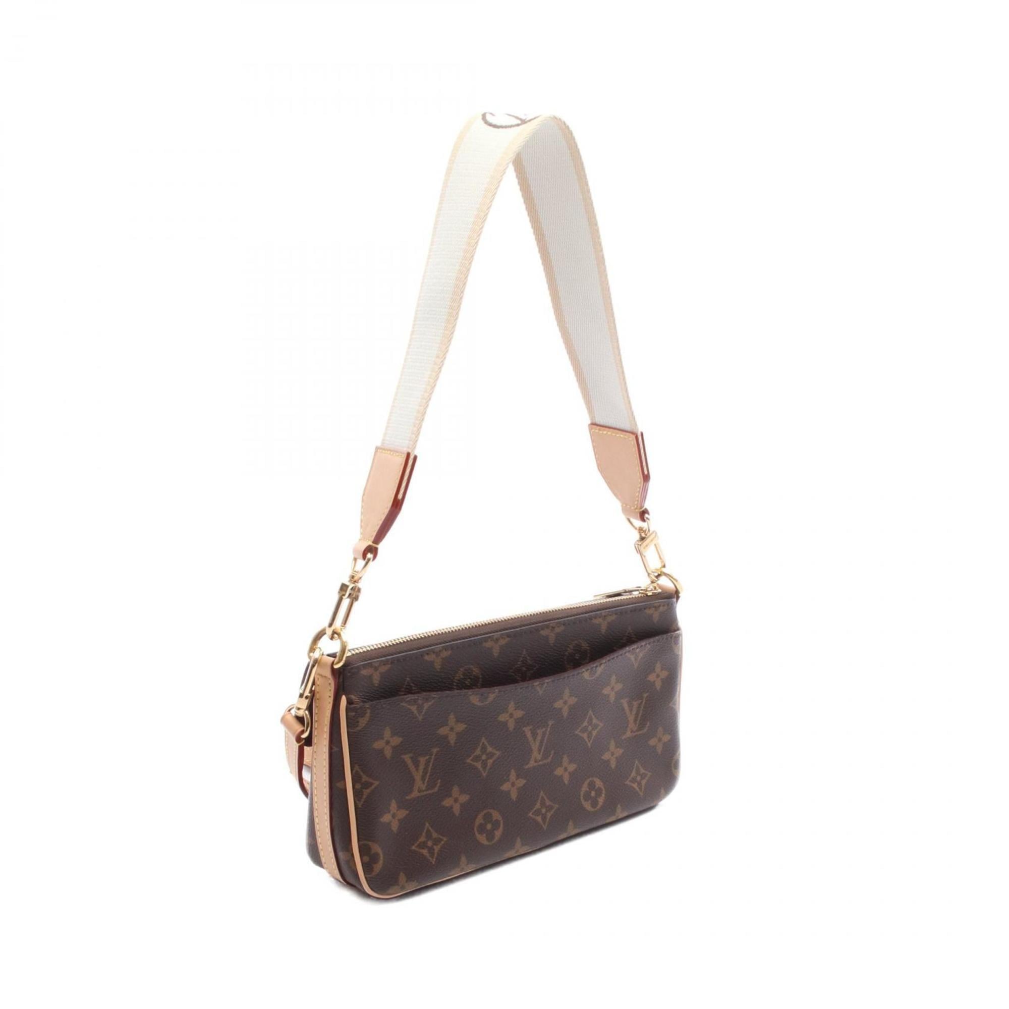 Louis Vuitton Brown Monogram Monogram Leather Shoulder Bag