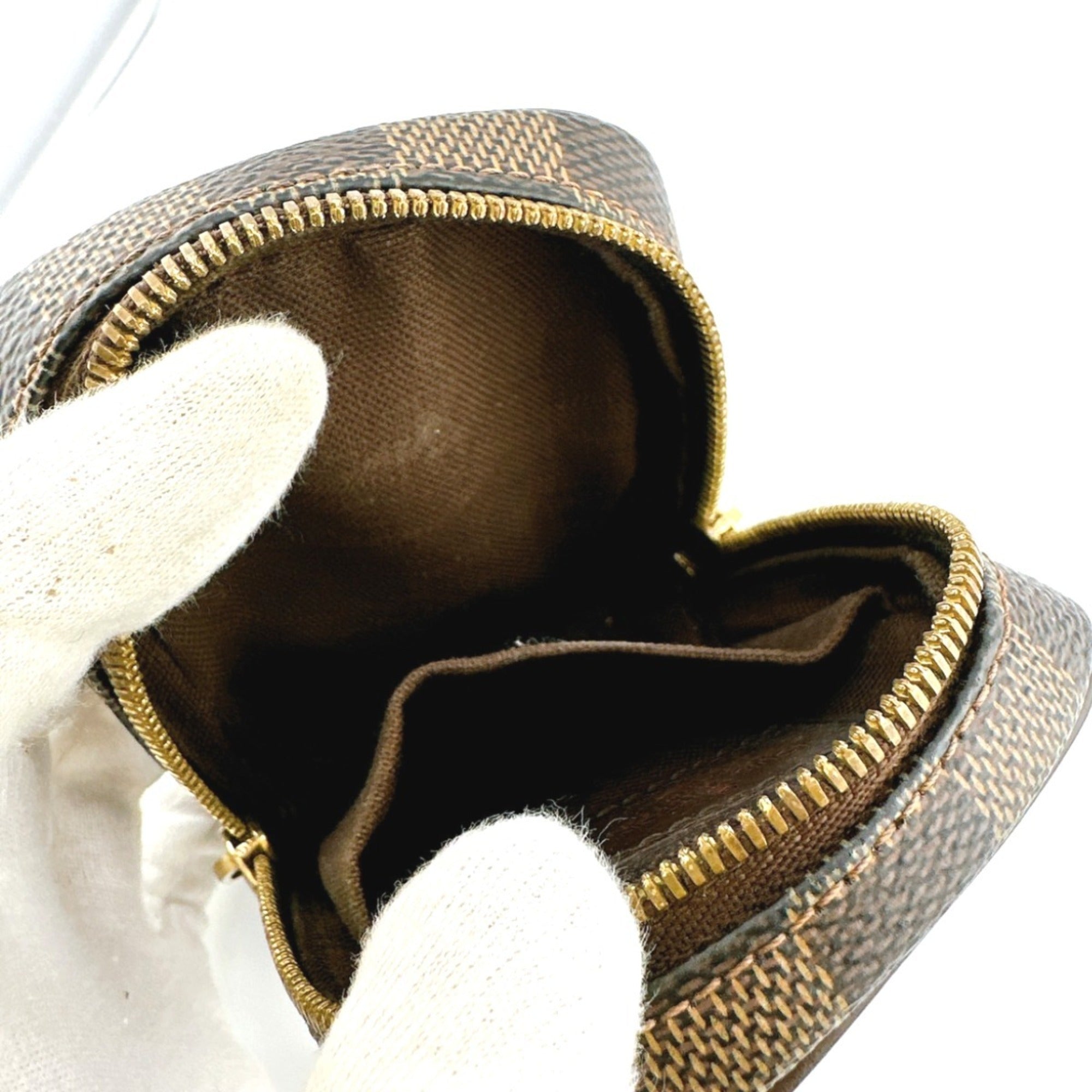 Louis Vuitton Brown Damier Canvas Pouch