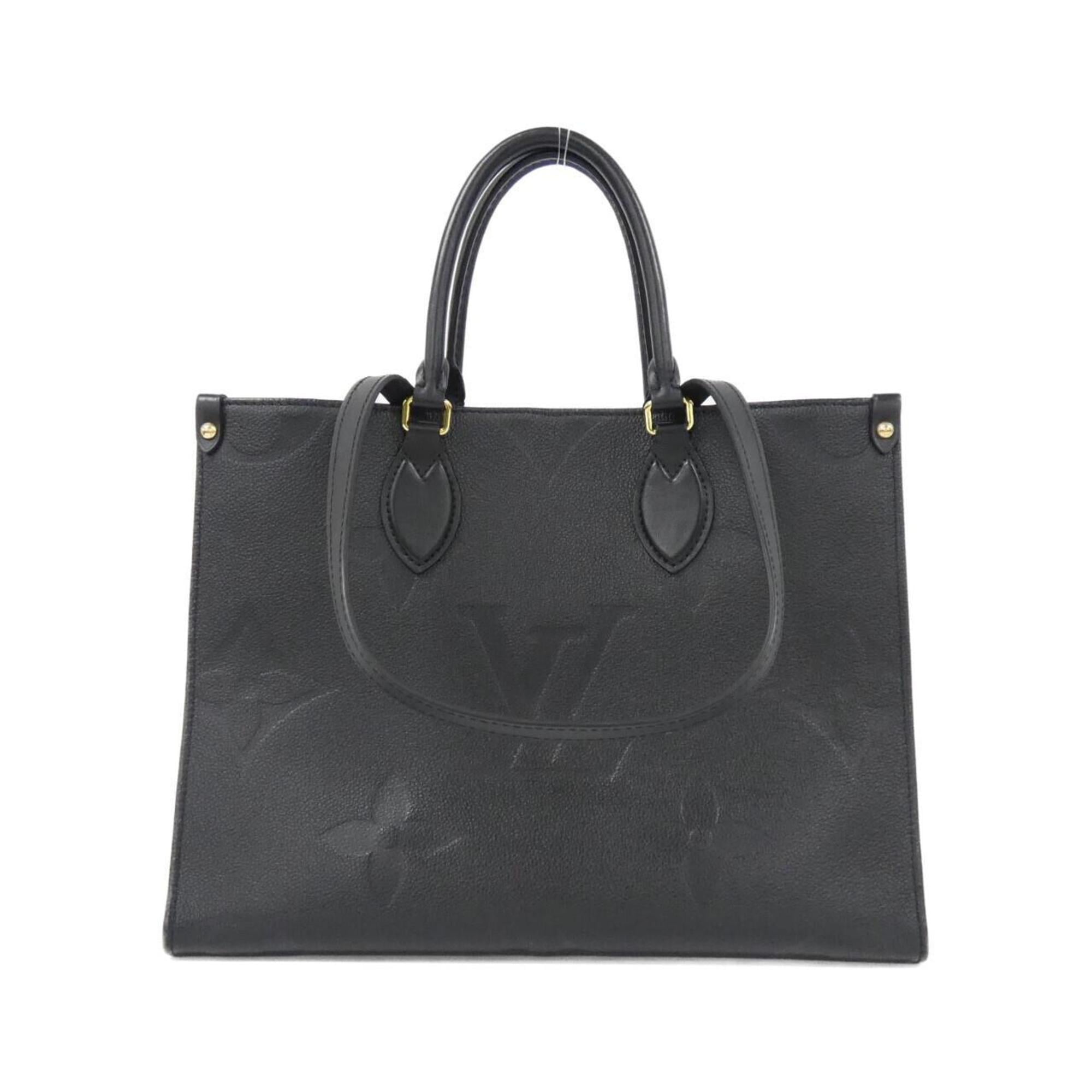 Louis Vuitton Black Leather Handbag