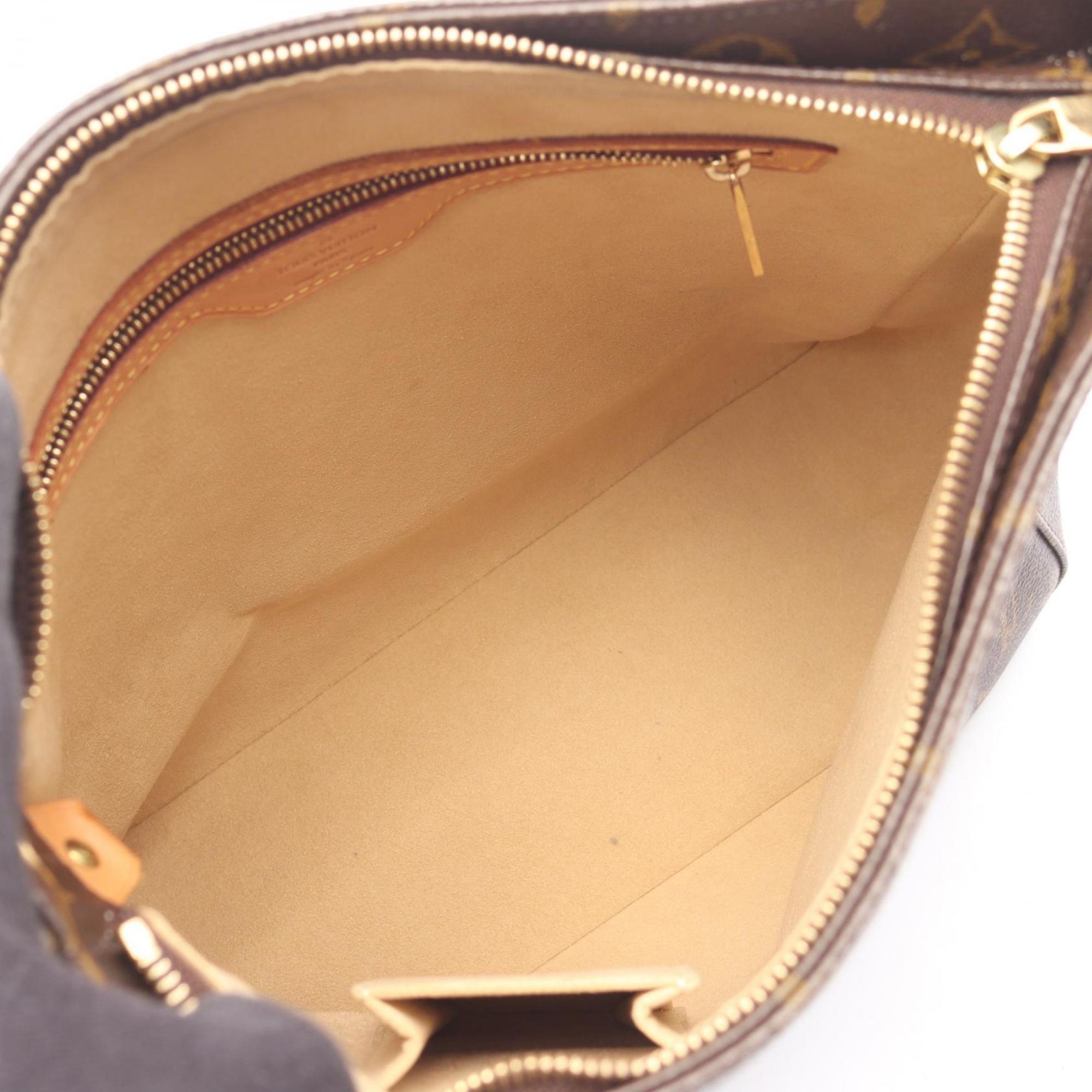 Louis Vuitton Brown Pvc Leather Shoulder Bag