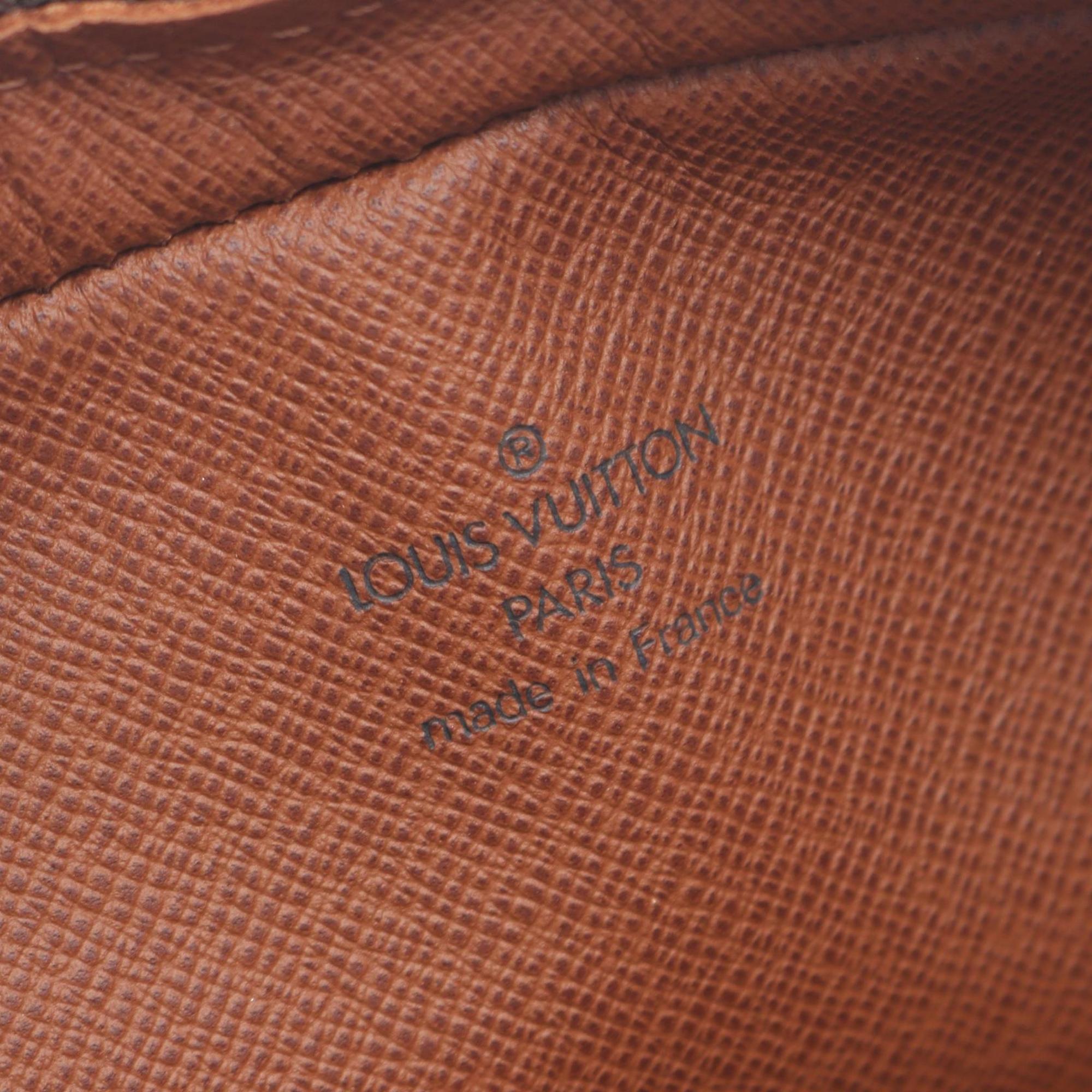 Louis Vuitton Brown Coated Canvas Pvc Monogram Leather Shoulder Bag
