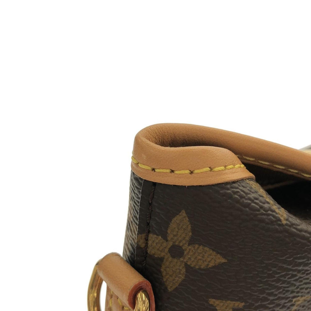 Louis Vuitton Marron Coated Canvas Handbag Pouch