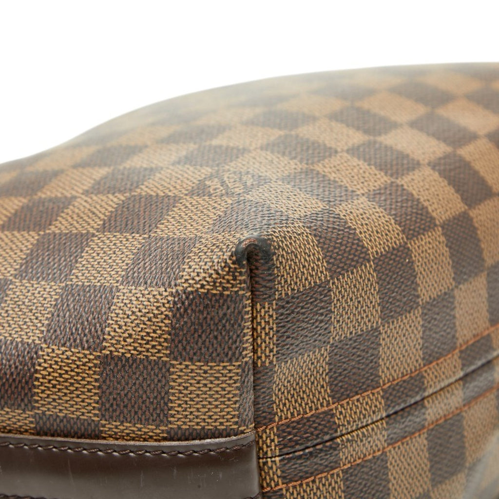 Louis Vuitton Brown Pvc Leather Shoulder Bag