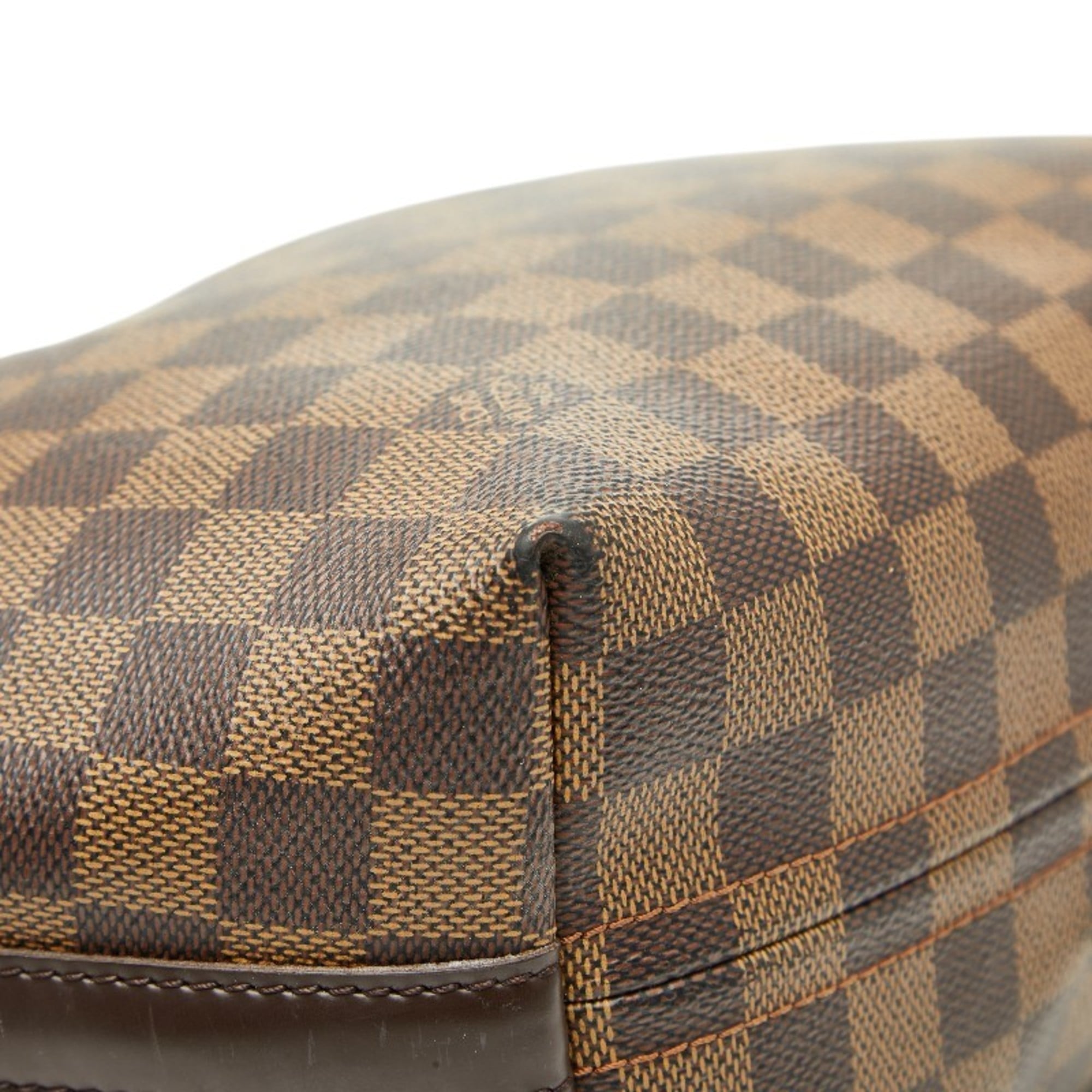 Louis Vuitton Brown Pvc Leather Shoulder Bag