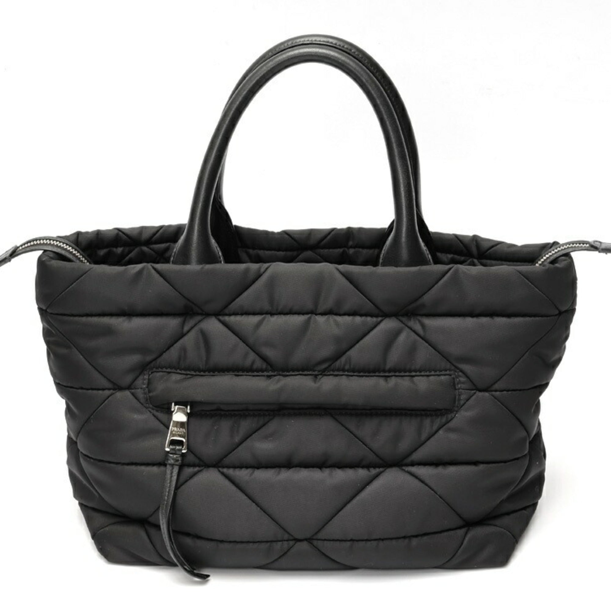 Prada Black Nylon Tote Bag