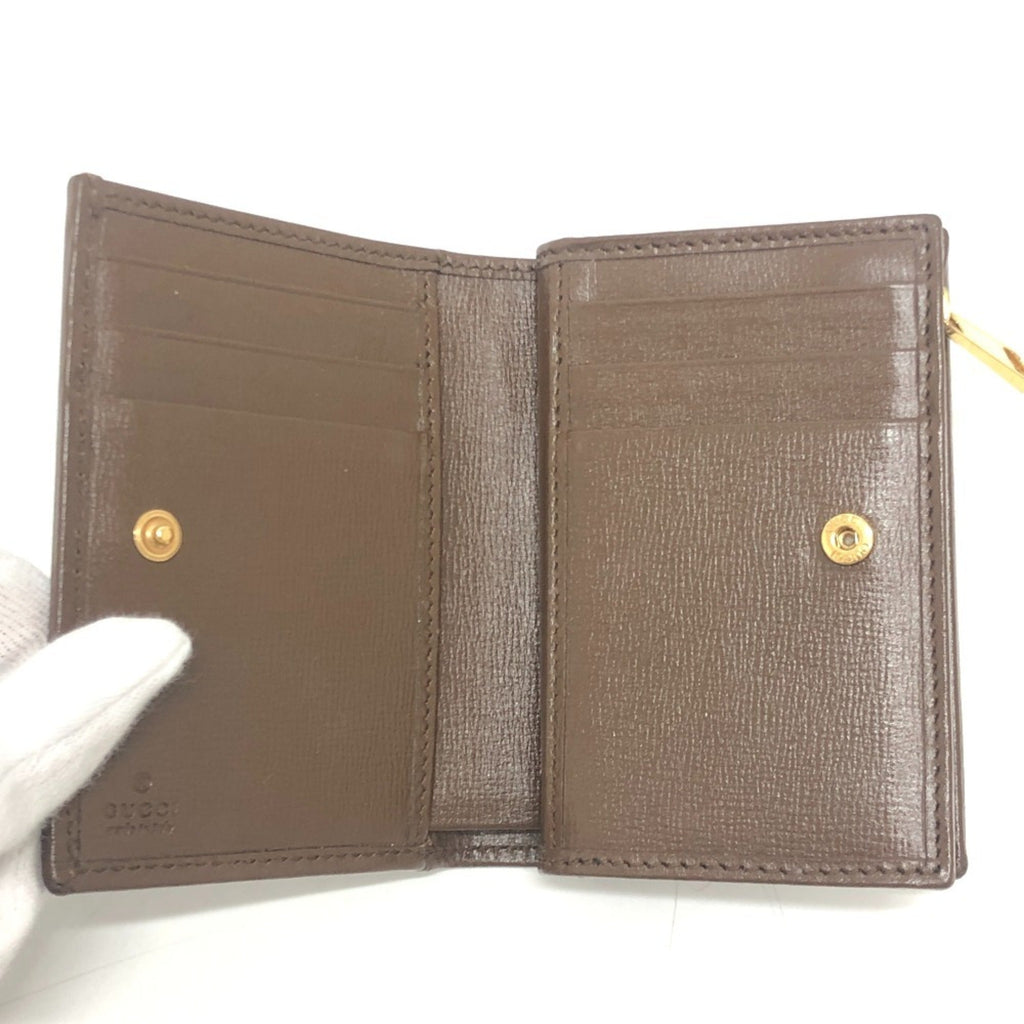 Gucci Gg Supreme Brown Gg Supreme Wallet (Bi-Fold) (Pre-Owned)