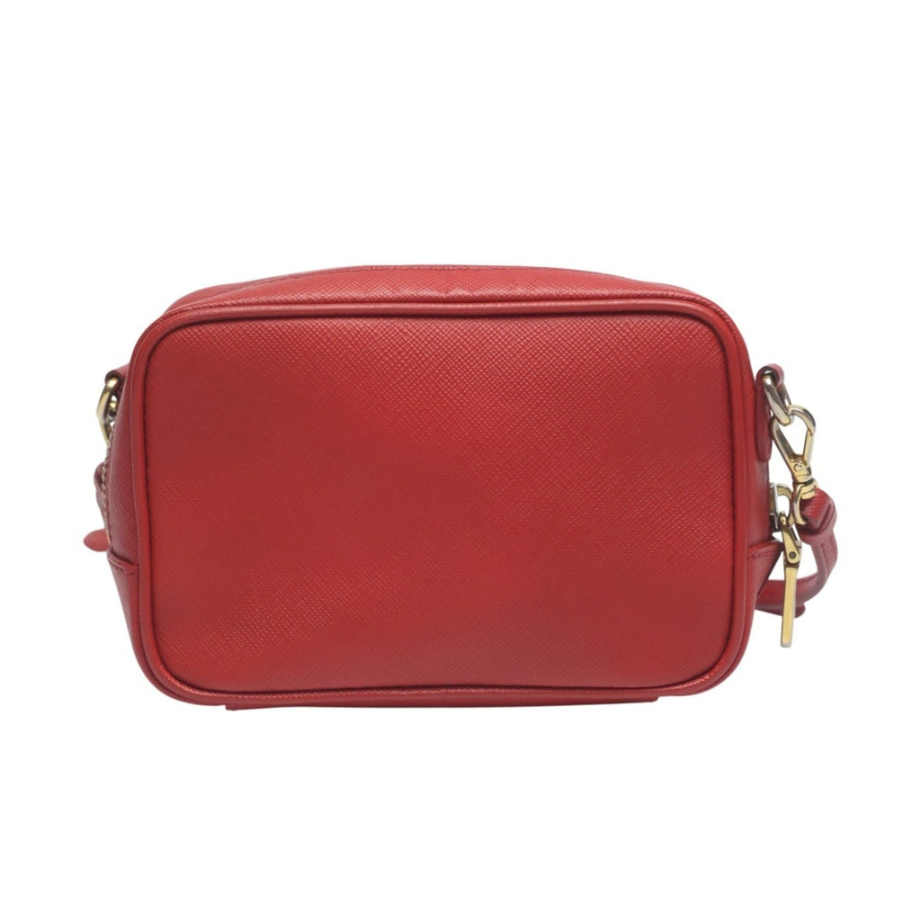 Prada Red Color Leather Shoulder Bag