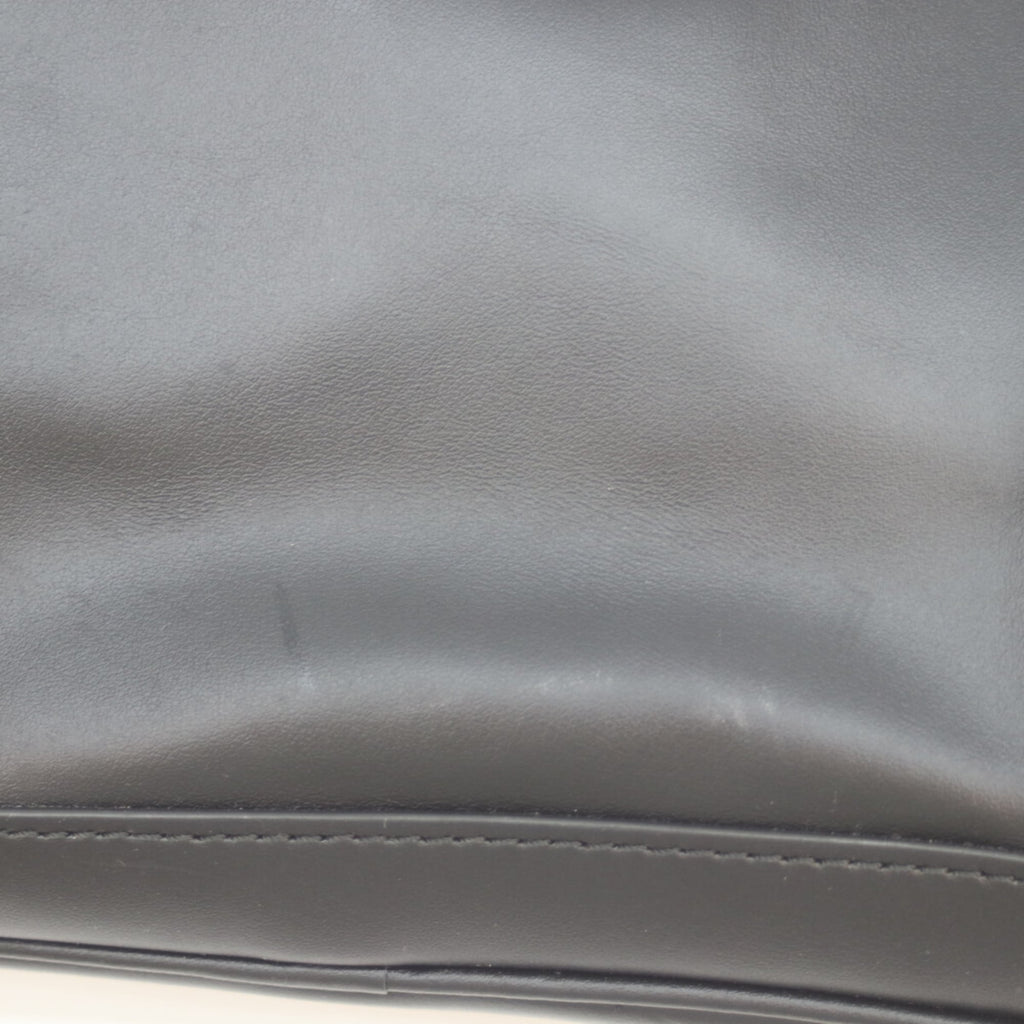 Louis Vuitton Black Brown Leather Backpack