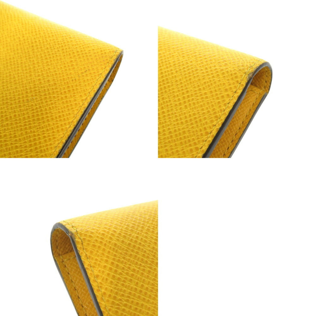 Louis Vuitton Jaune Taiga Leather Long Wallet