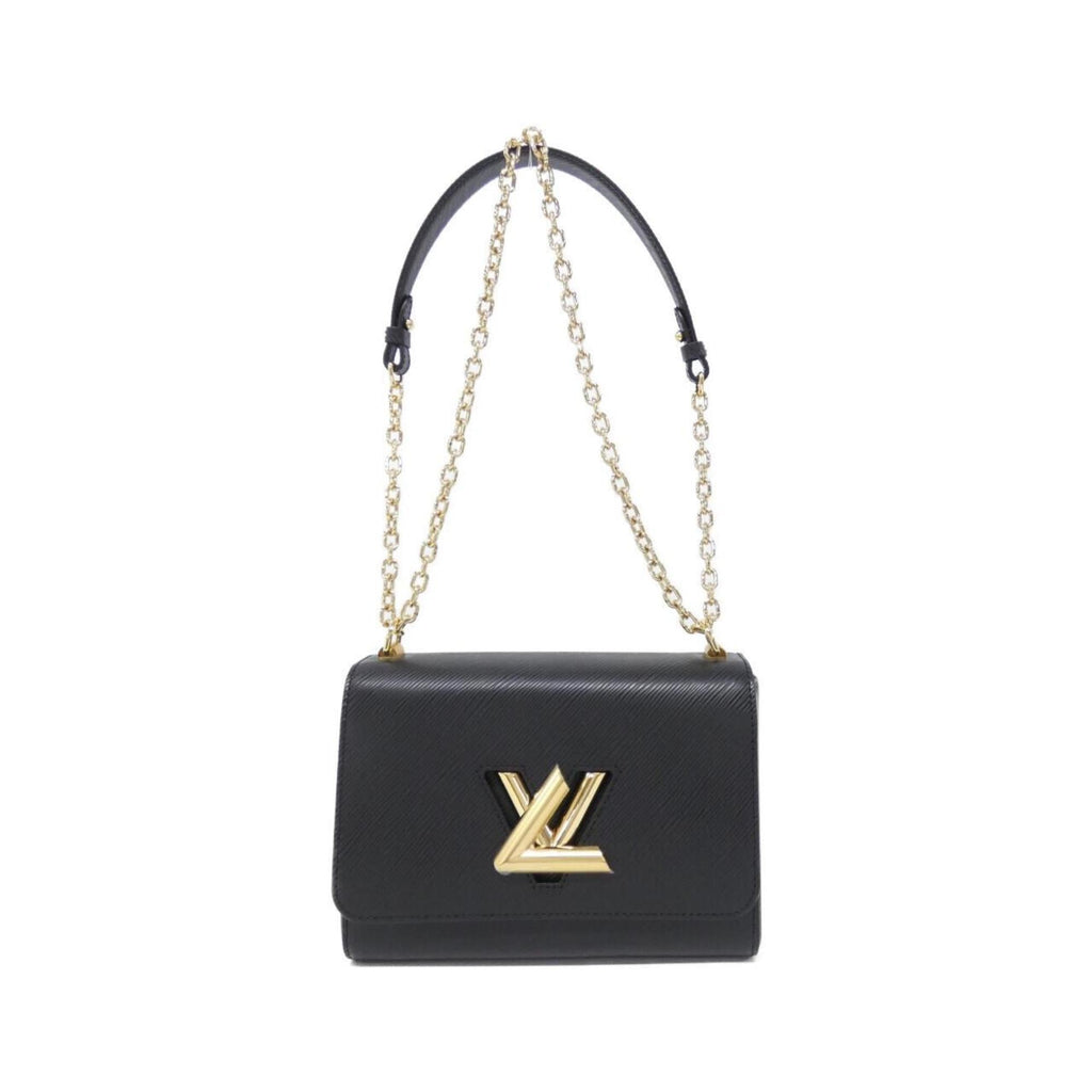 Louis Vuitton Black Leather Shoulder Bag