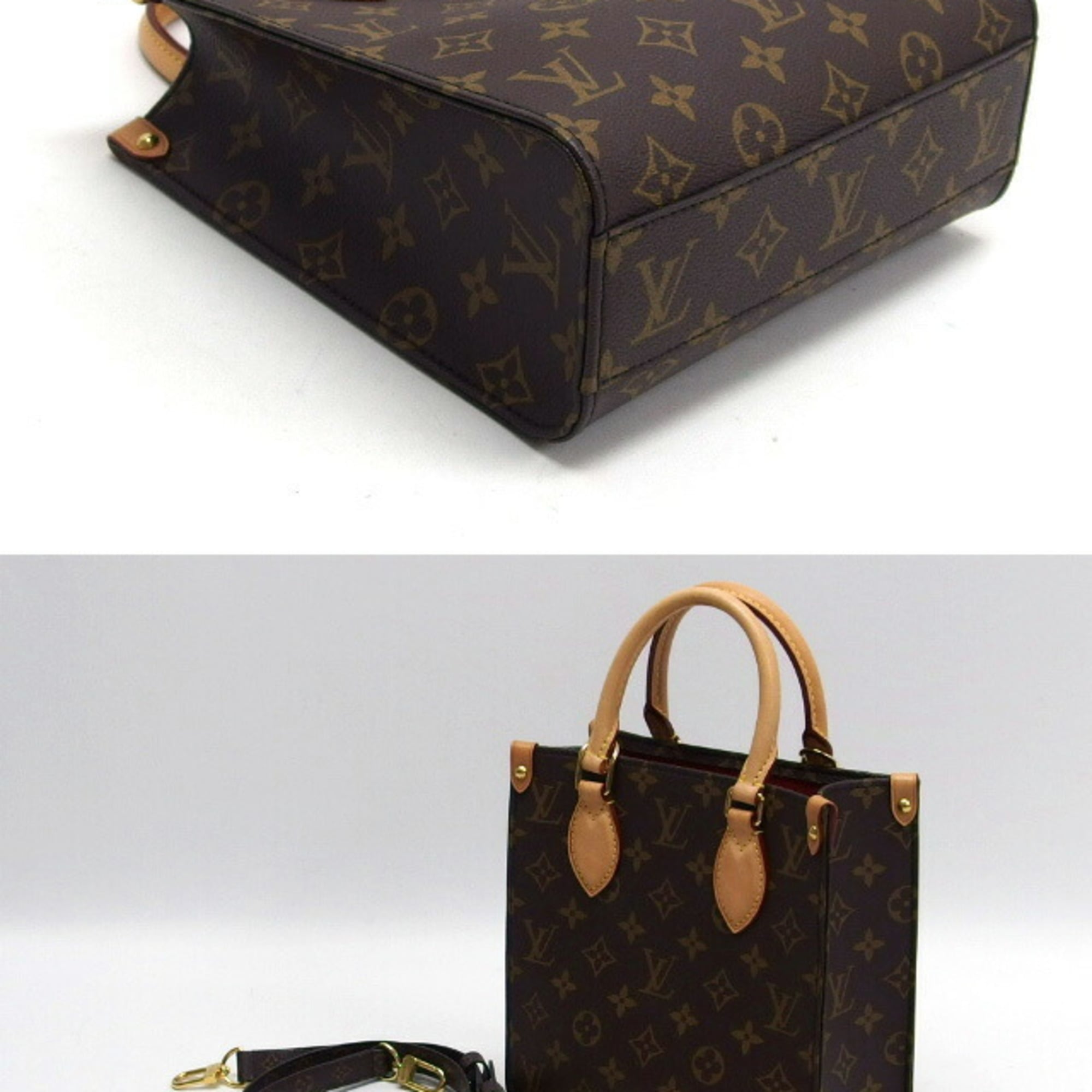 Louis Vuitton Brown Monogram Canvas Handbag Shoulder Bag