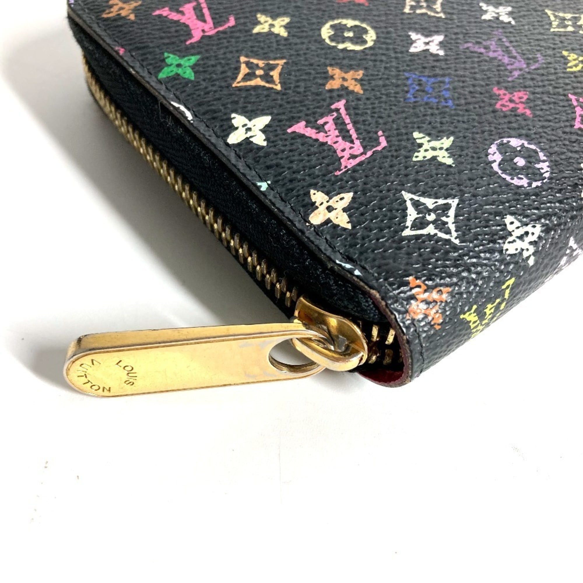 Louis Vuitton Monogram Multicolore Black Noir Monogram Multicolore Long Wallet