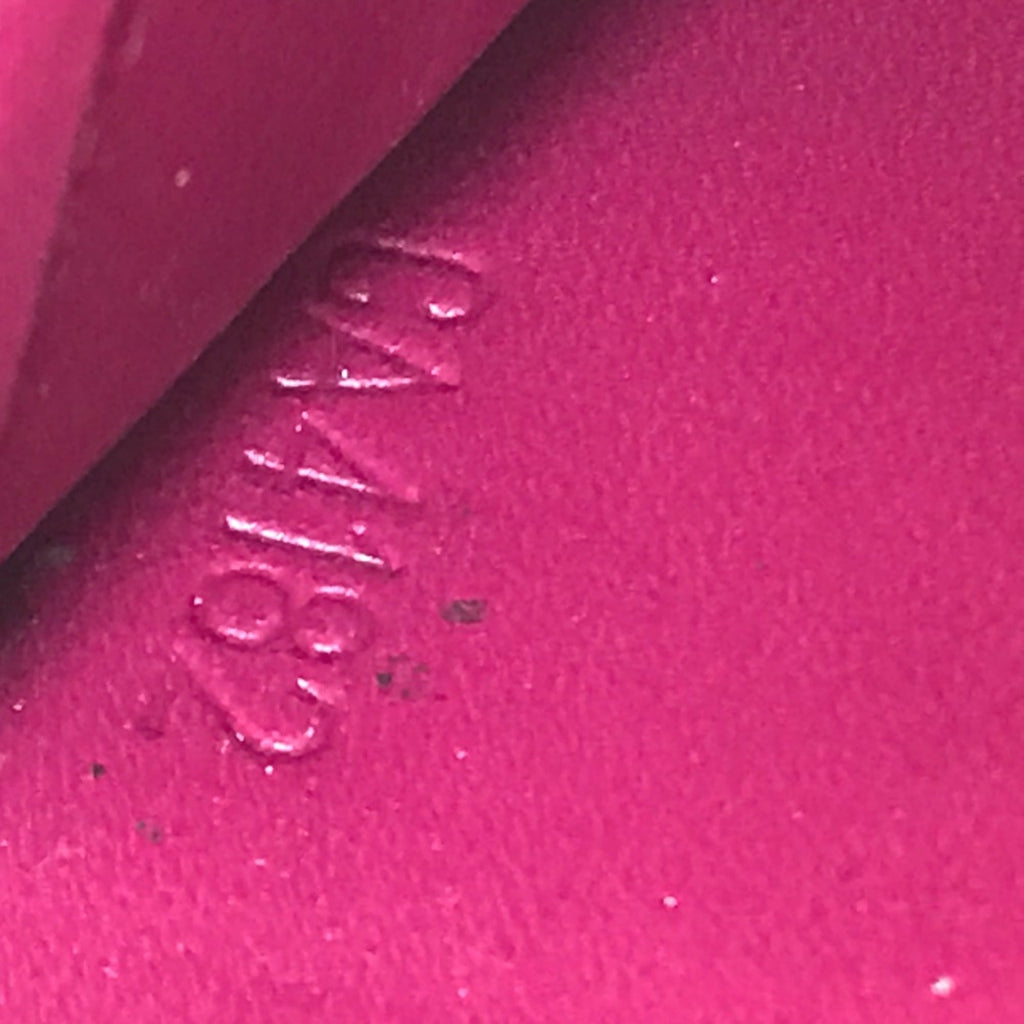 Louis Vuitton Pink Leather Long Wallet